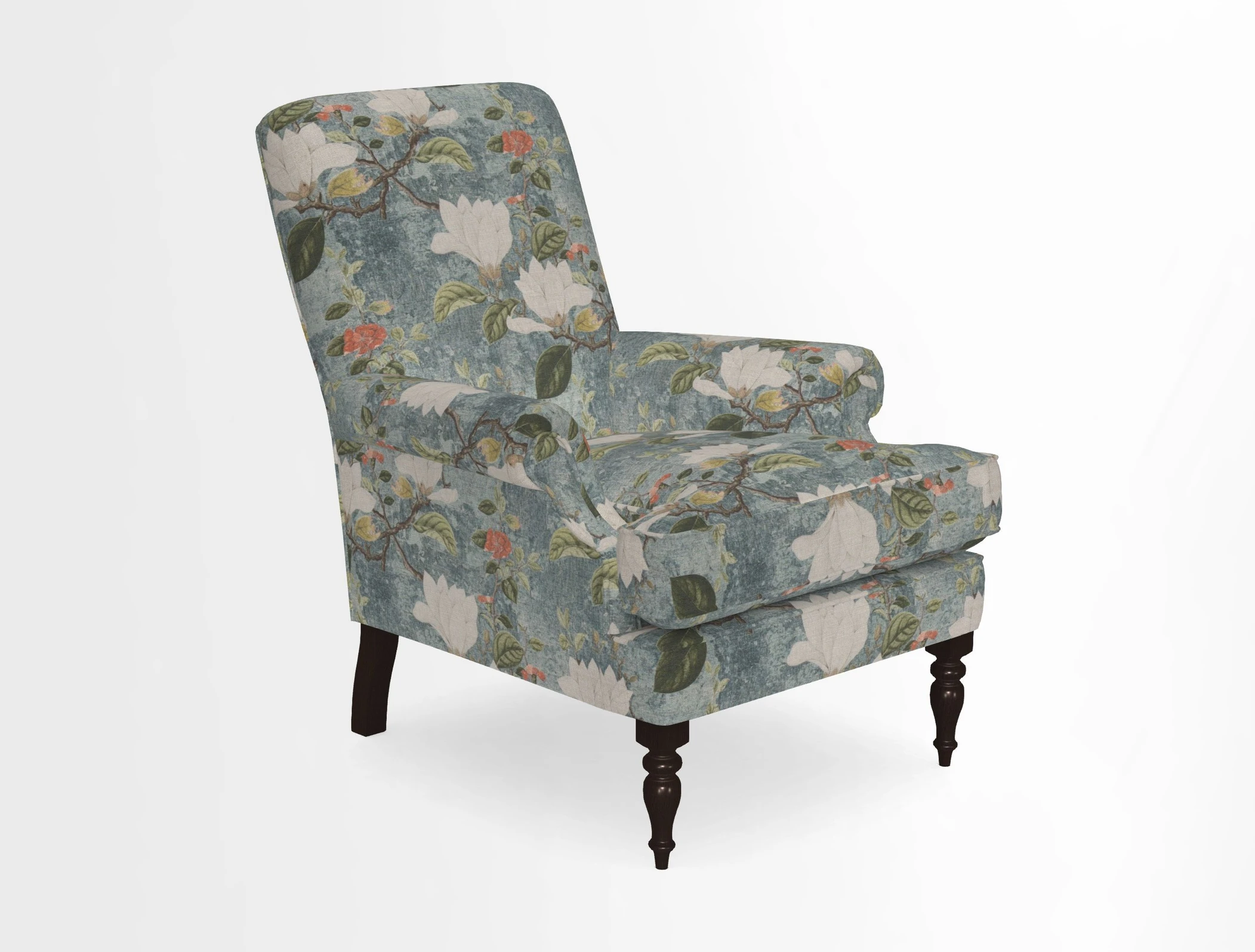 Thistle Chair in Indigo & Wills Morocco Epic Blue