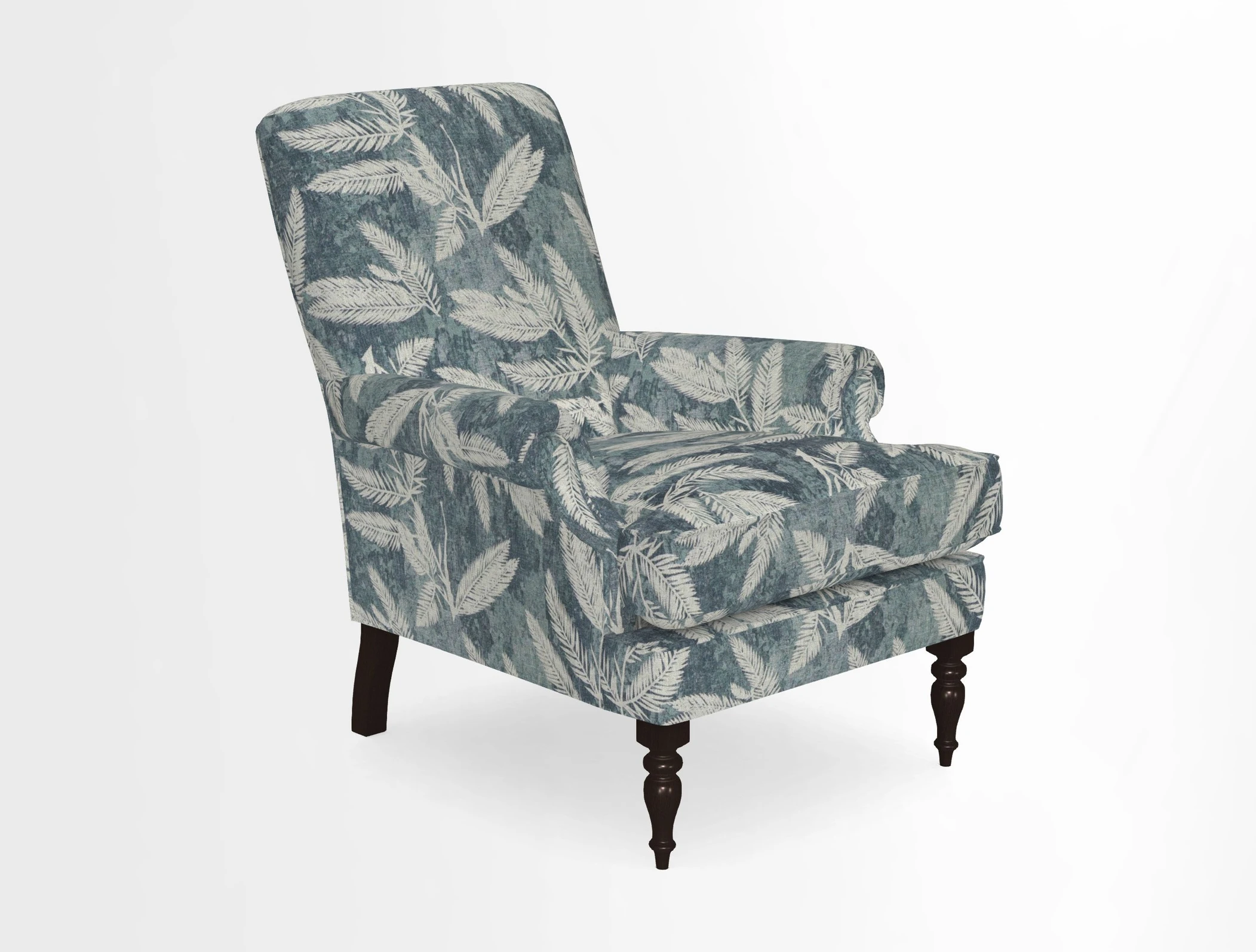 Thistle Chair in Indigo & Wills Morocco Epic Blue