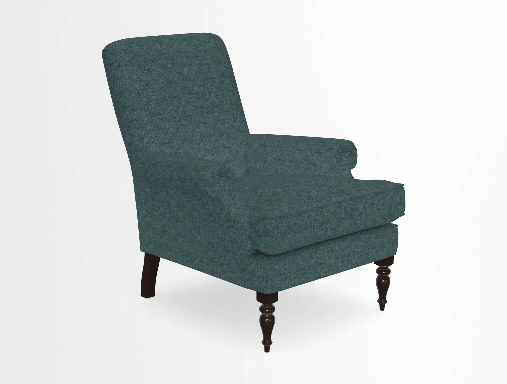 Thistle Chair in Indigo & Wills Morocco Epic Blue