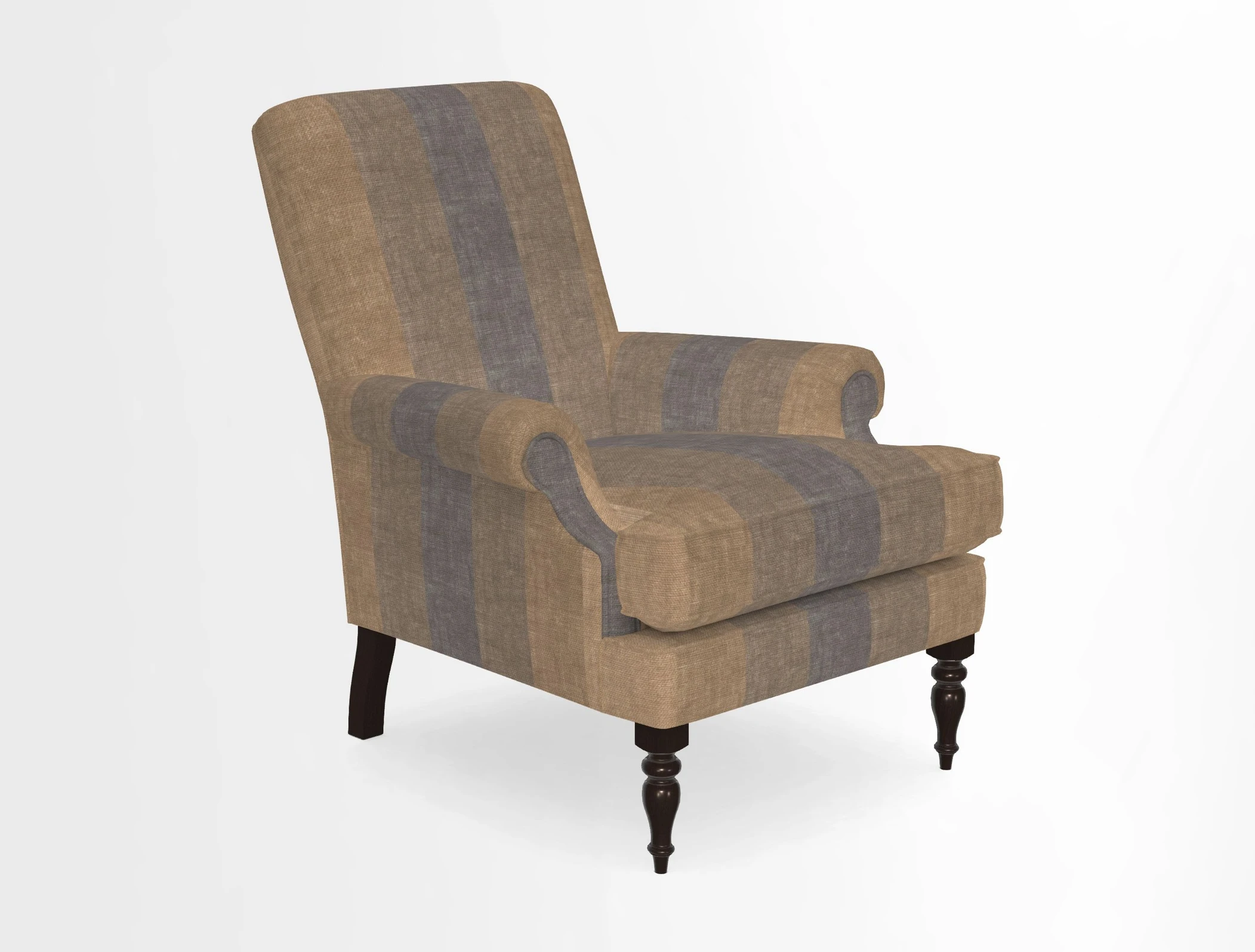 Thistle Chair in Indigo & Wills Morocco Epic Blue