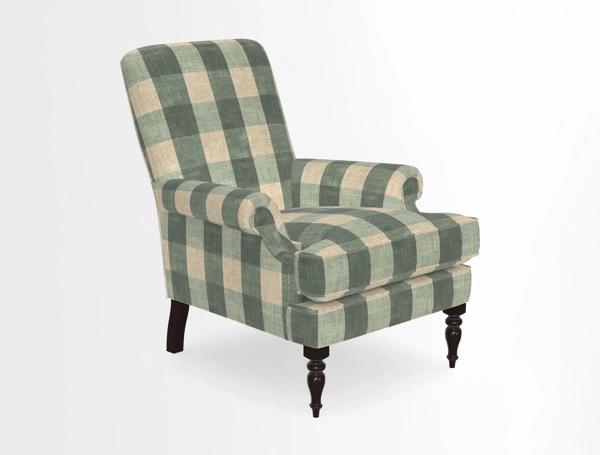 Thistle Chair in Indigo & Wills Morocco Epic Blue