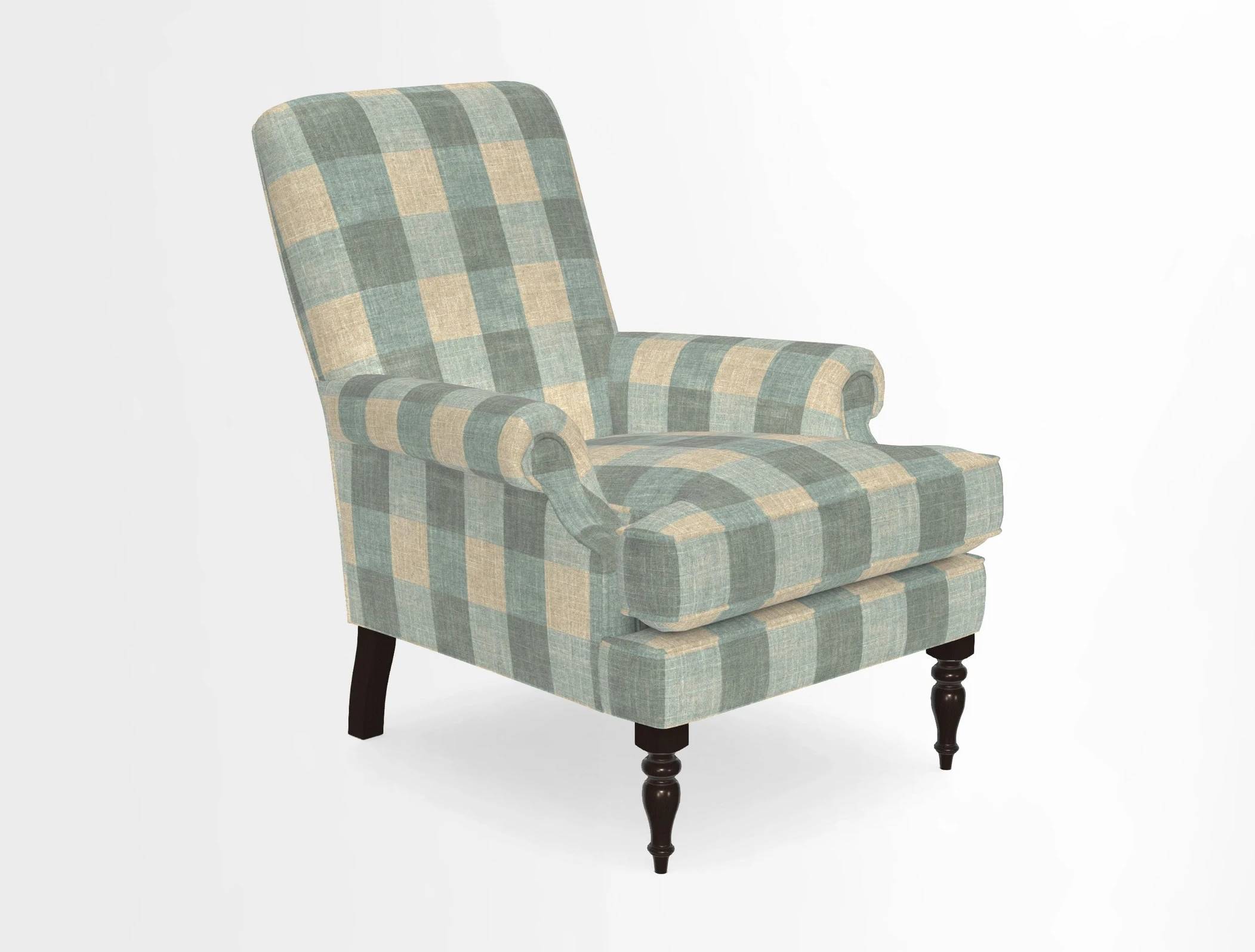 Thistle Chair in Indigo & Wills Morocco Epic Blue