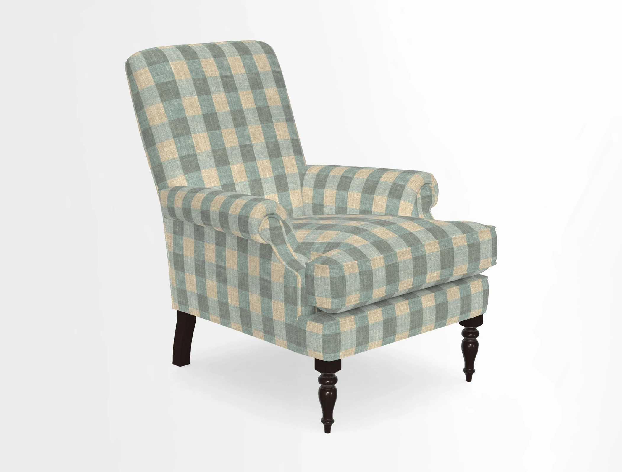 Thistle Chair in Indigo & Wills Morocco Epic Blue