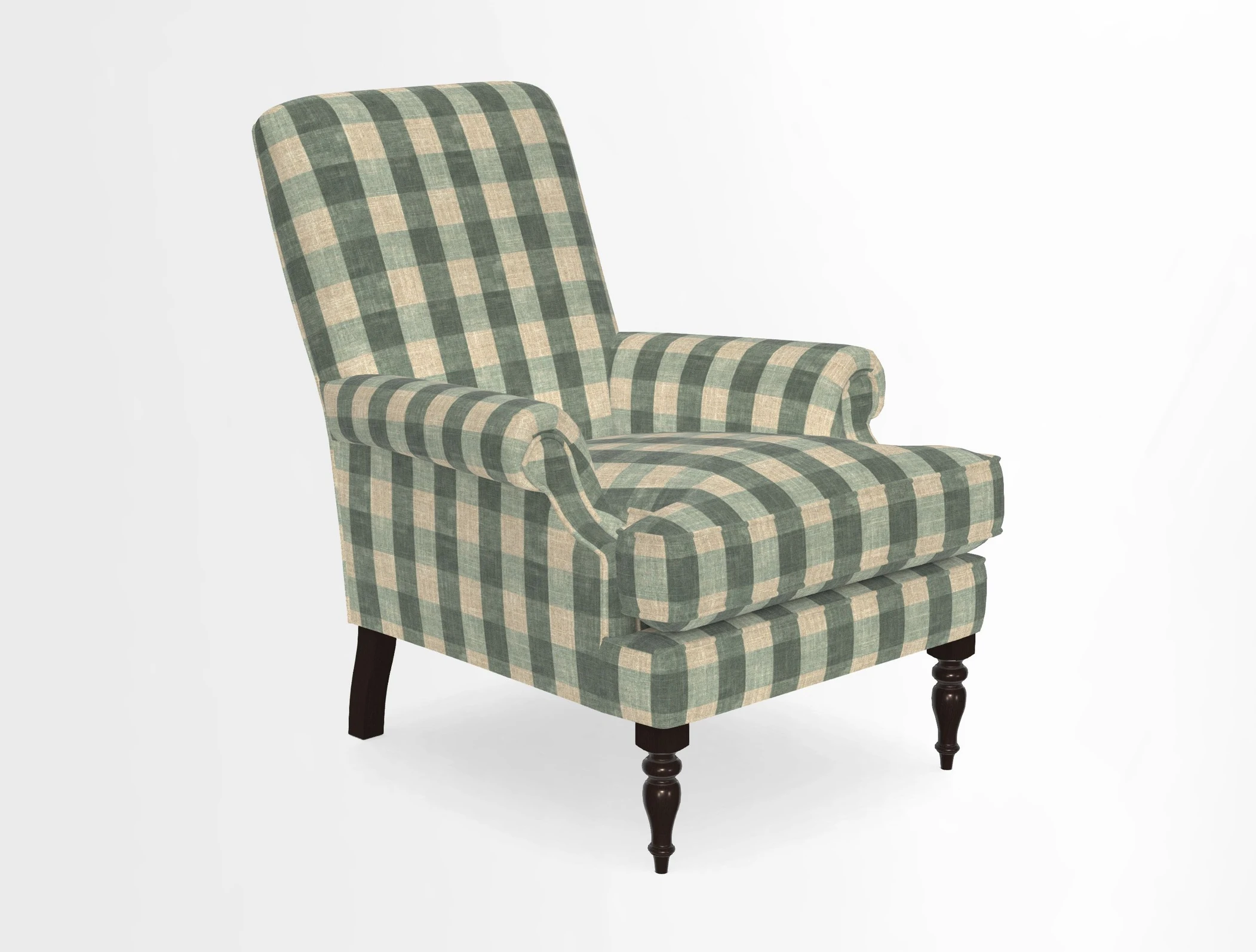 Thistle Chair in Indigo & Wills Morocco Epic Blue