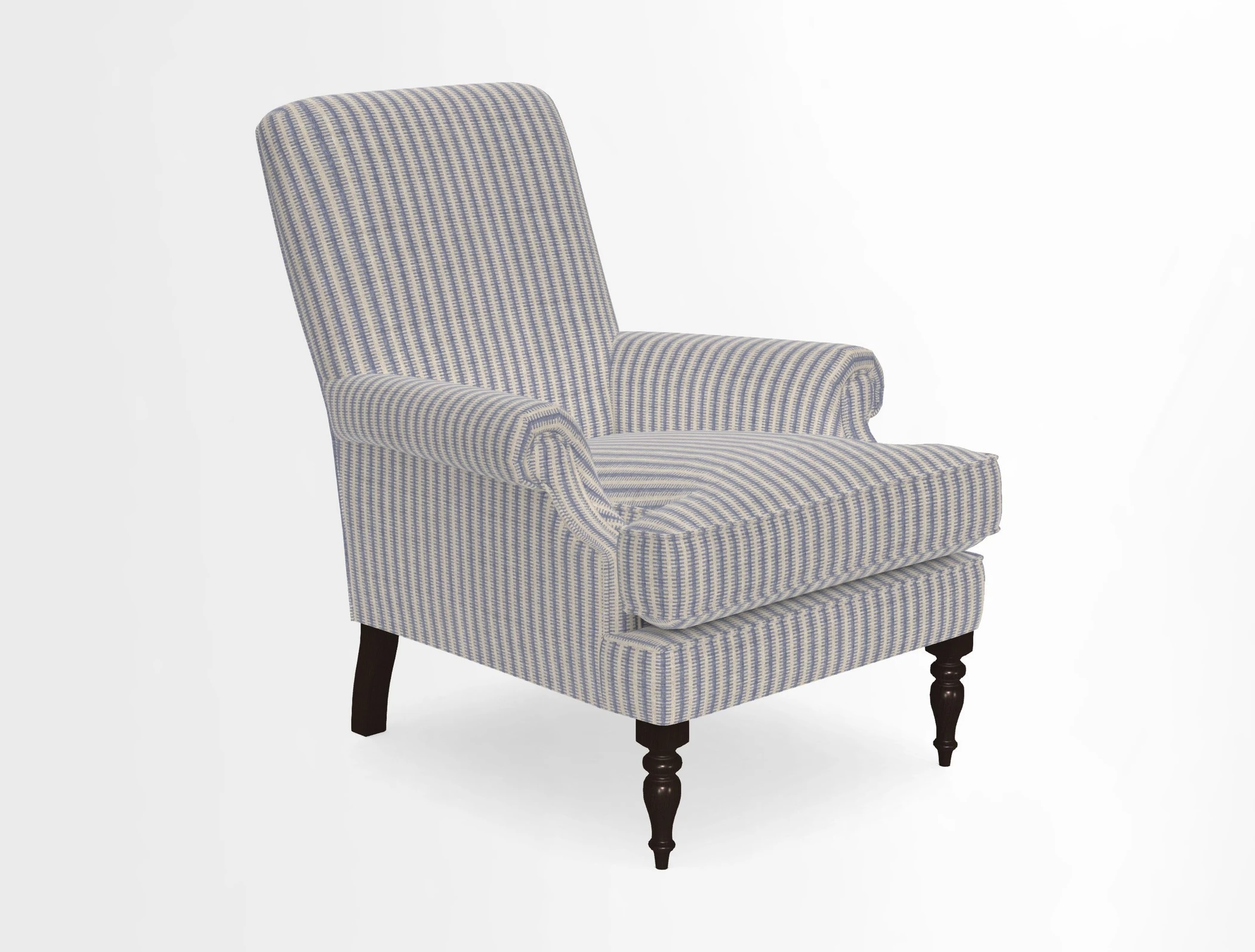 Thistle Chair in Indigo & Wills Morocco Epic Blue