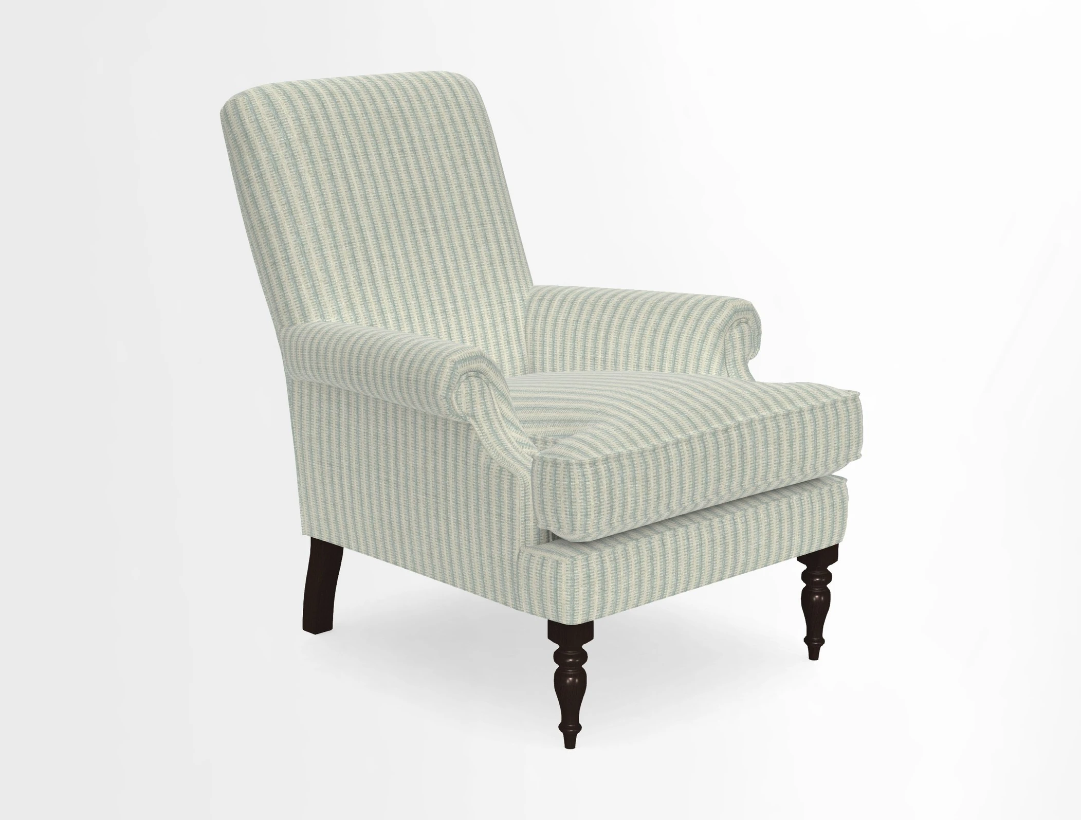 Thistle Chair in Indigo & Wills Morocco Epic Blue