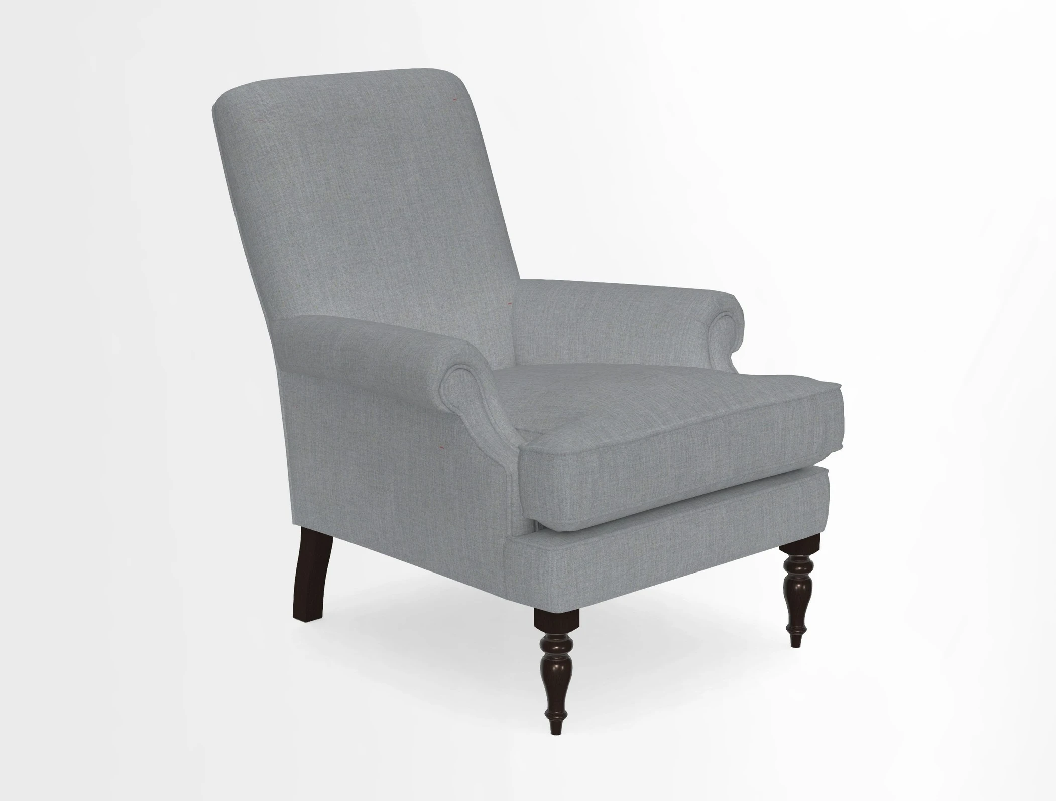 Thistle Chair in Indigo & Wills Morocco Epic Blue
