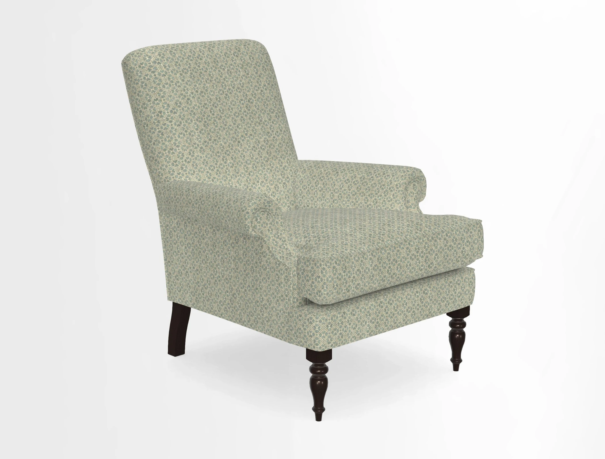 Thistle Chair in Indigo & Wills Morocco Epic Blue