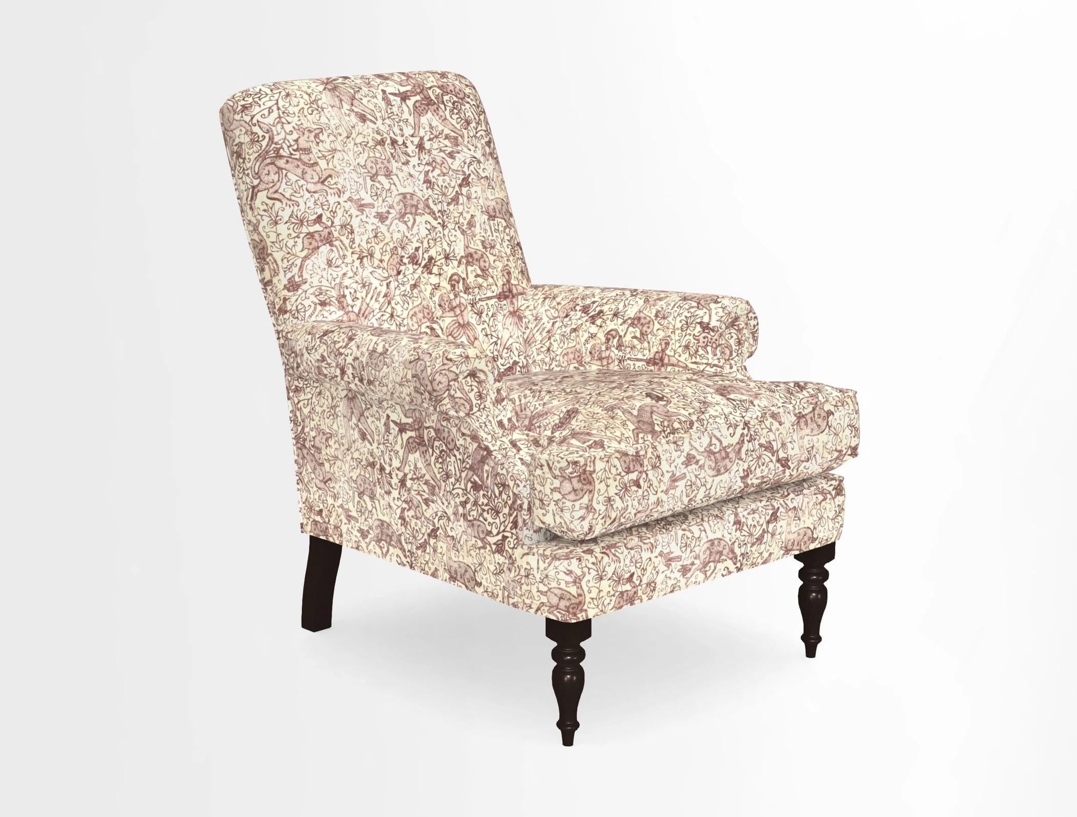 Thistle Chair in Indigo & Wills Morocco Epic Blue