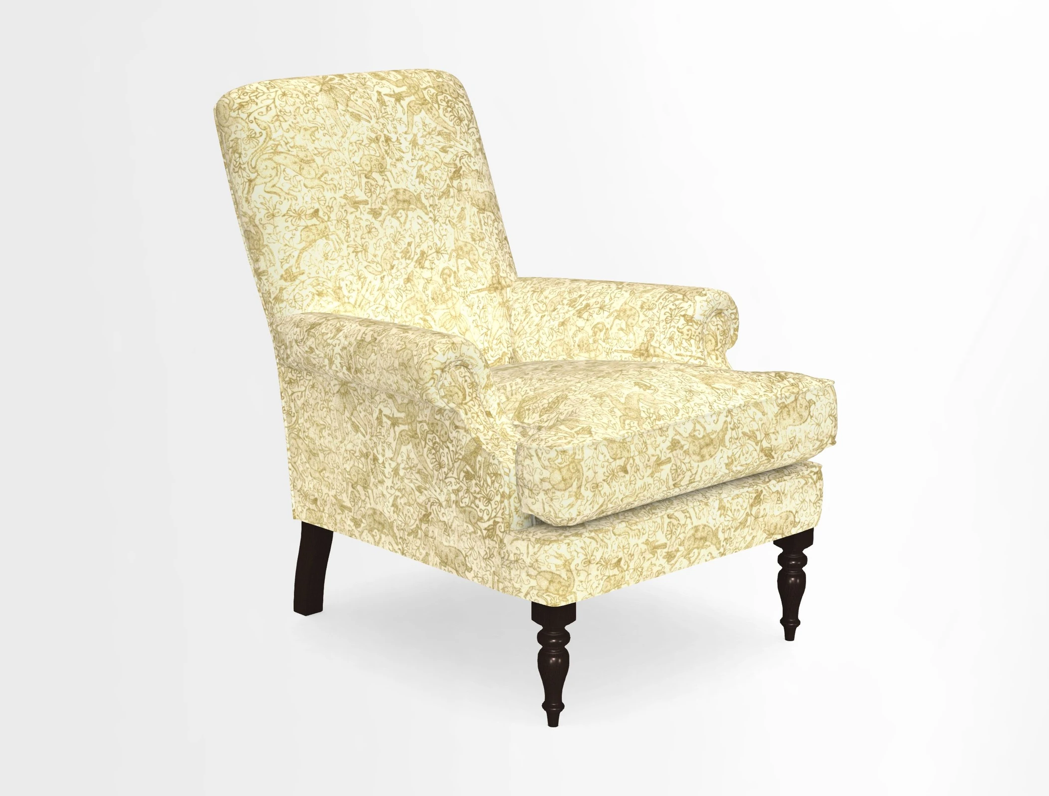 Thistle Chair in Indigo & Wills Morocco Epic Blue