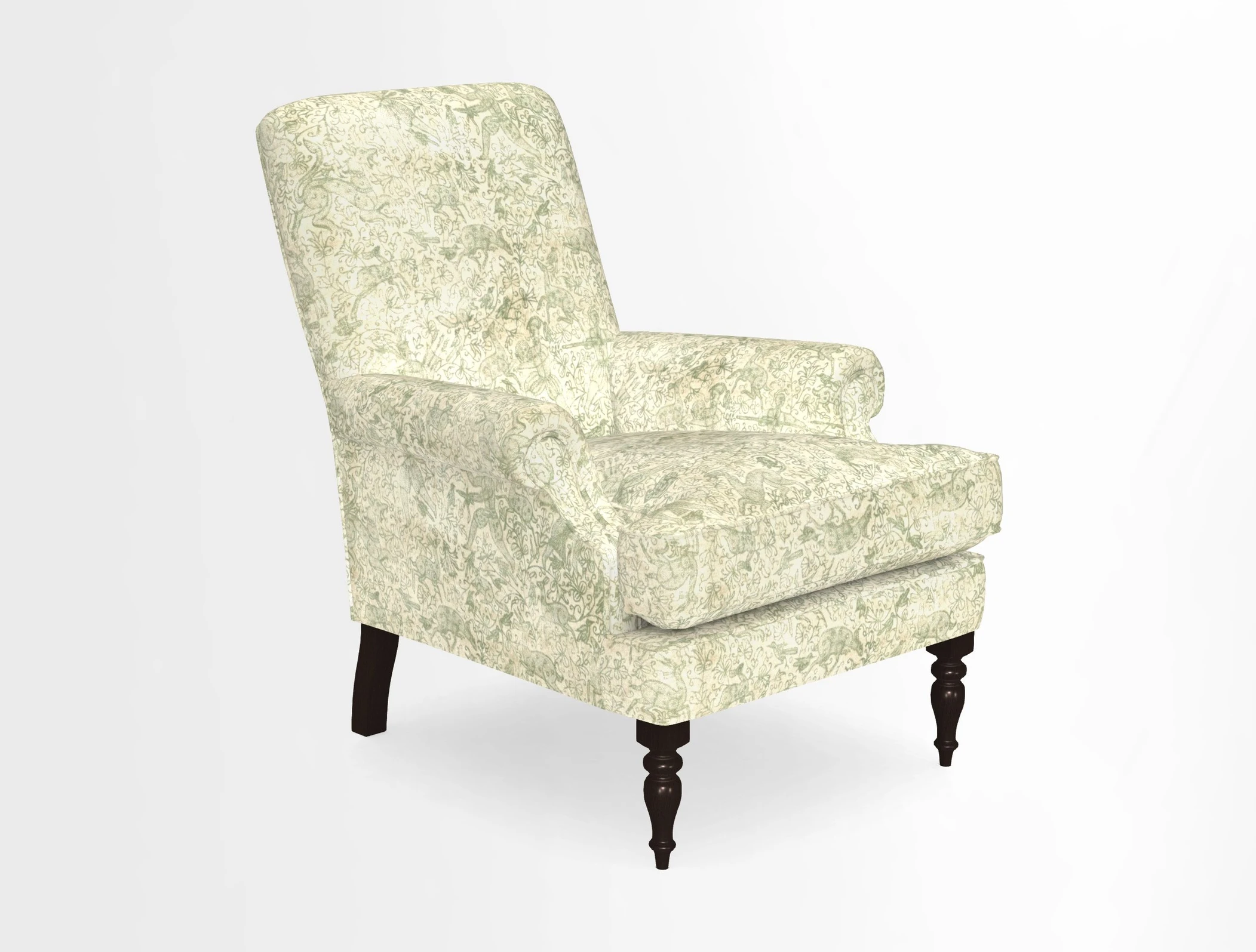 Thistle Chair in Indigo & Wills Morocco Epic Blue