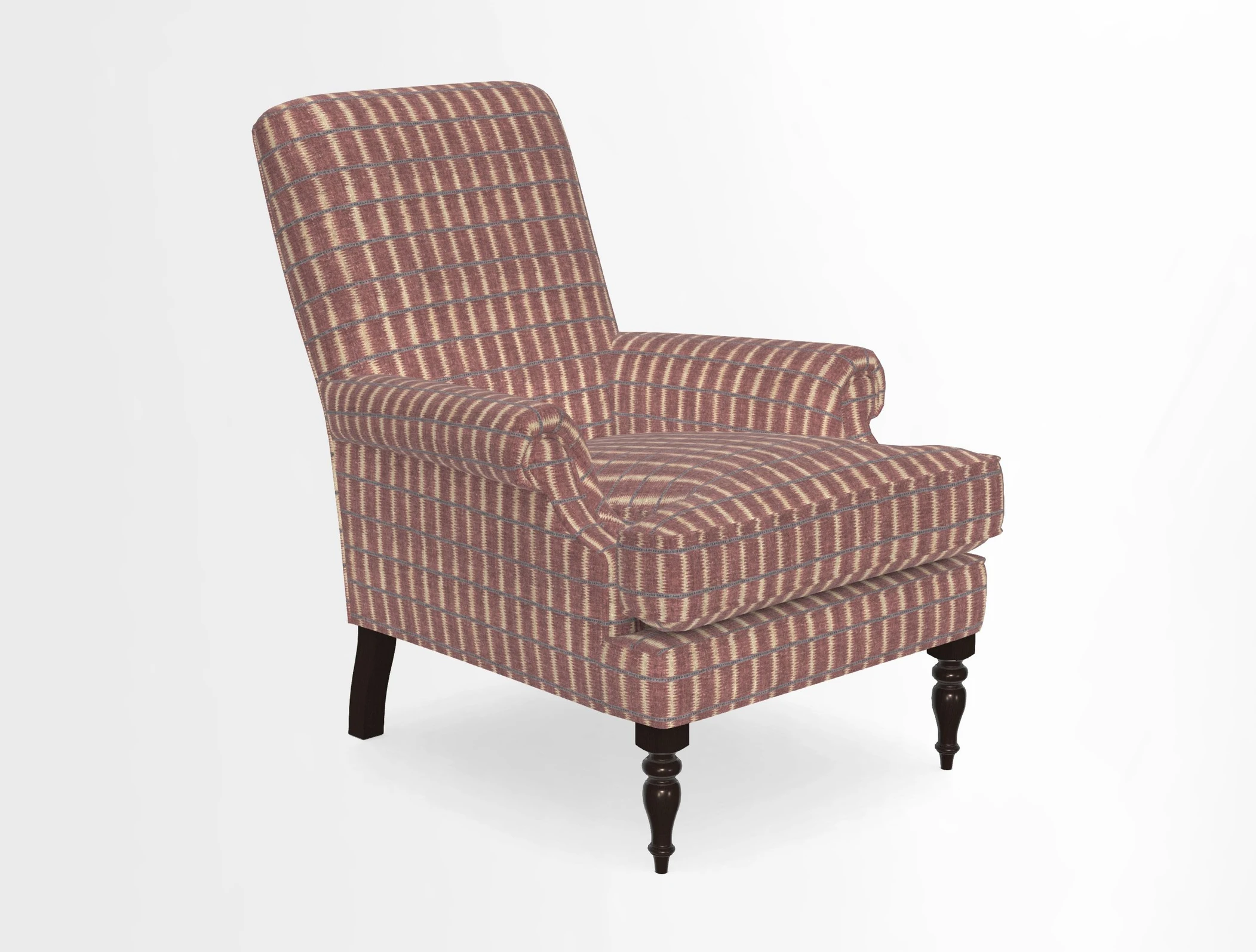 Thistle Chair in Indigo & Wills Morocco Epic Blue