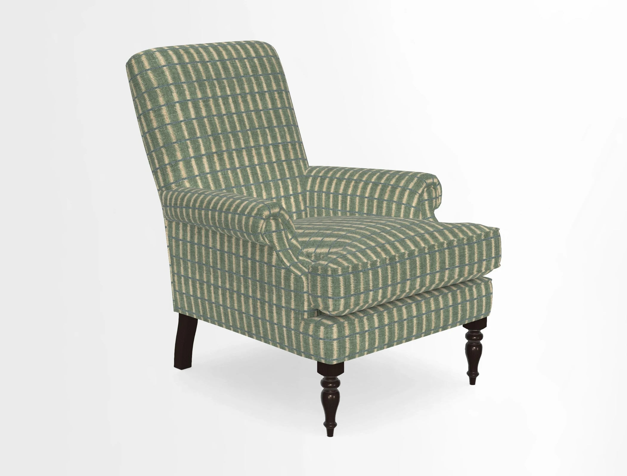 Thistle Chair in Indigo & Wills Morocco Epic Blue