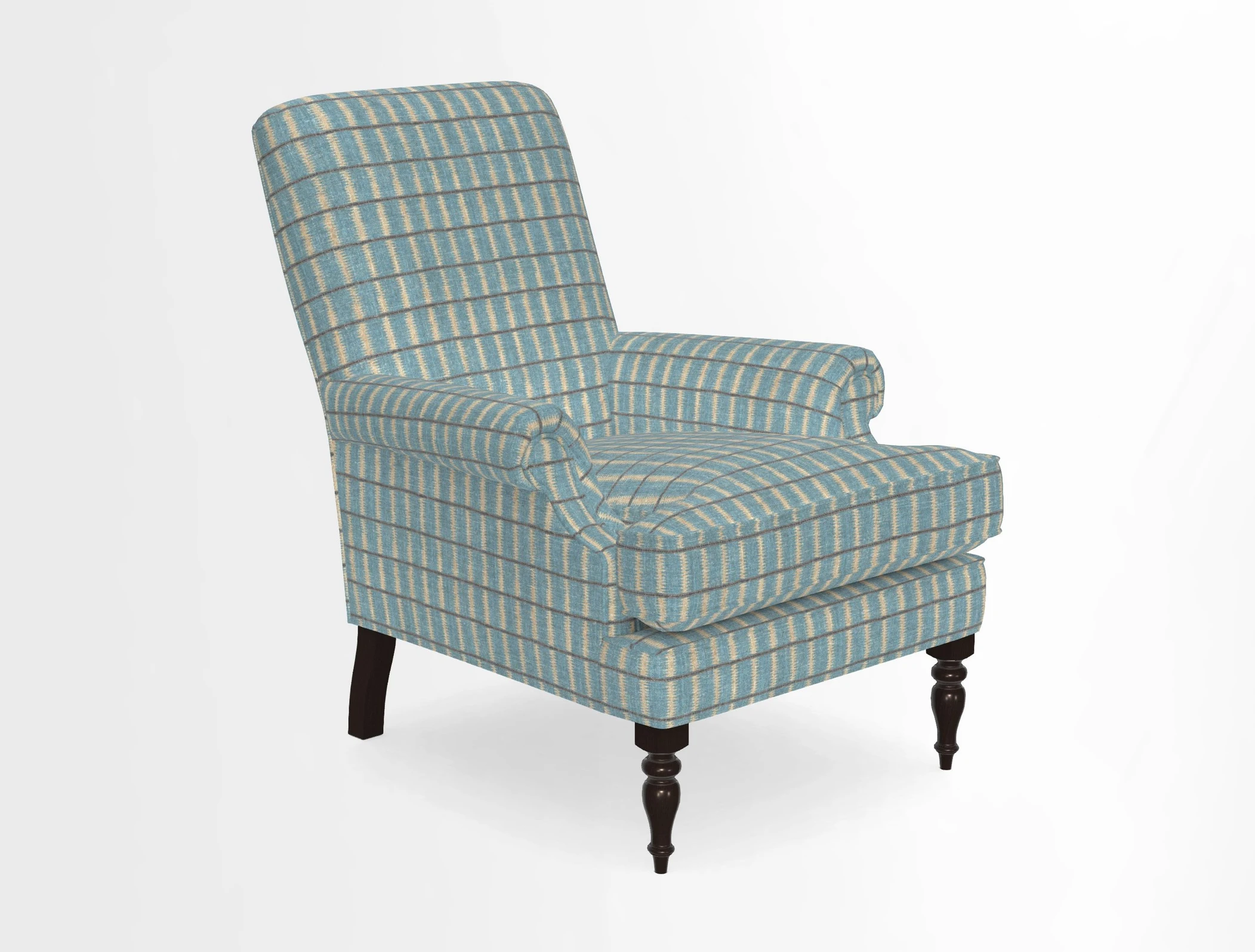 Thistle Chair in Indigo & Wills Morocco Epic Blue