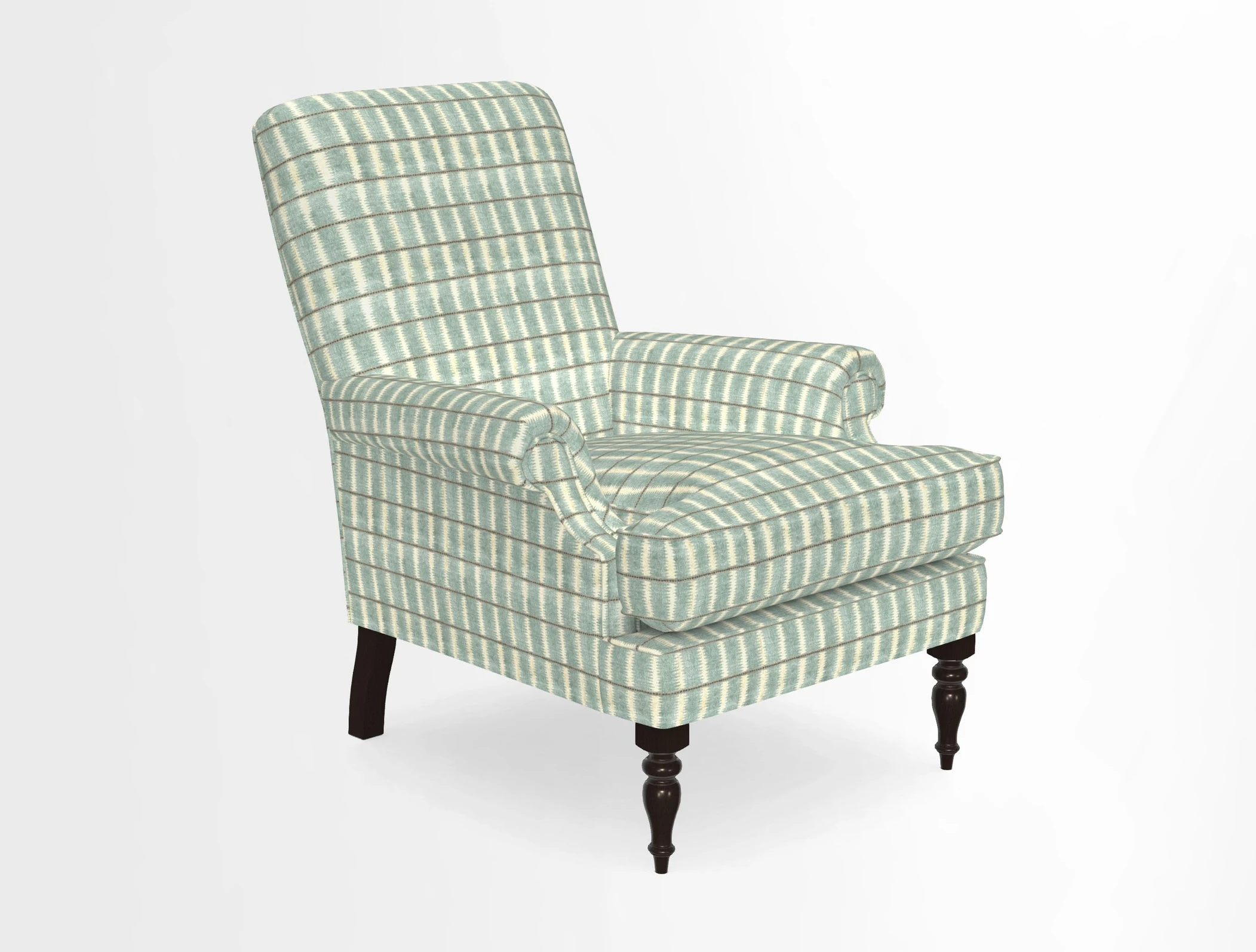 Thistle Chair in Indigo & Wills Morocco Epic Blue