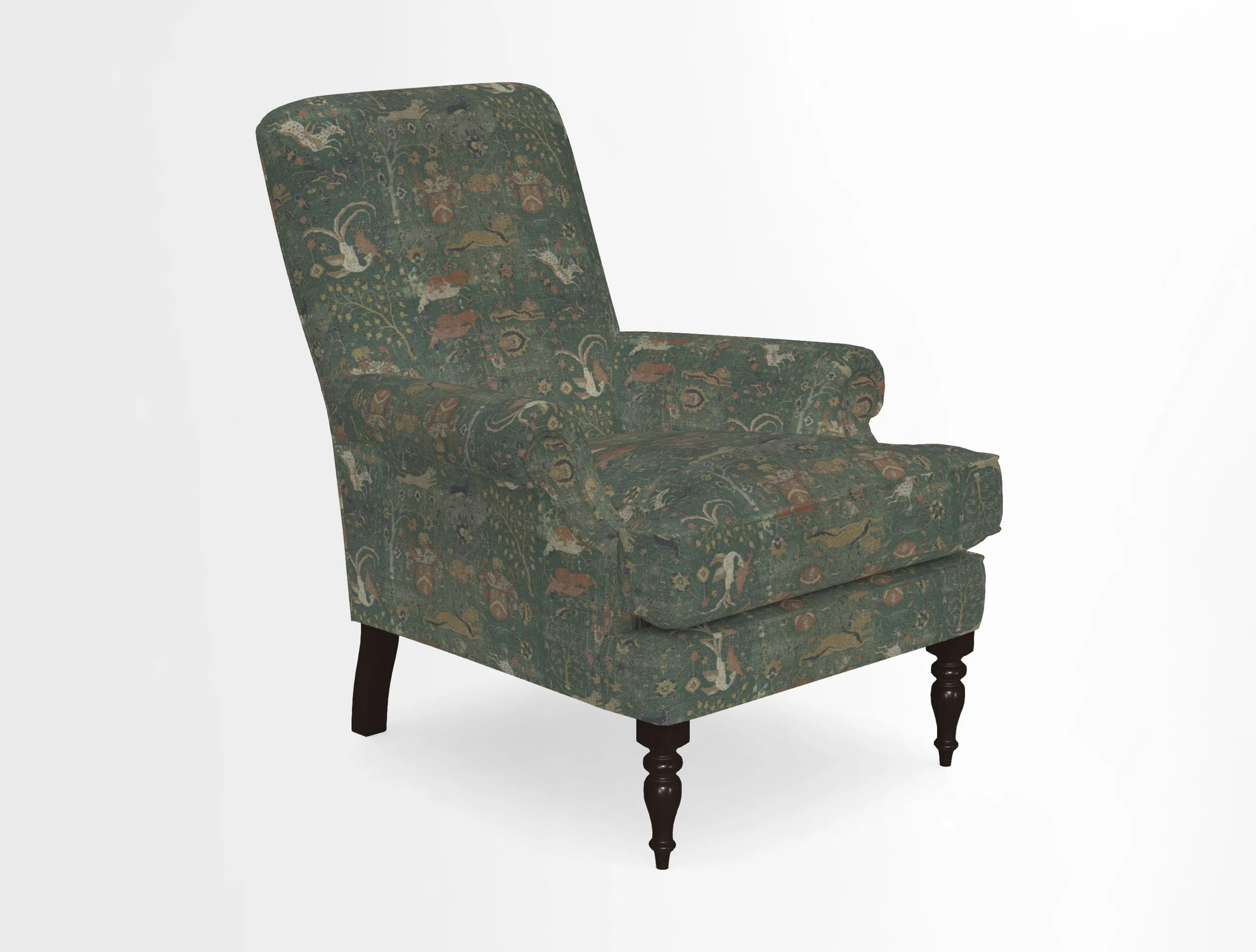 Thistle Chair in Indigo & Wills Morocco Epic Blue