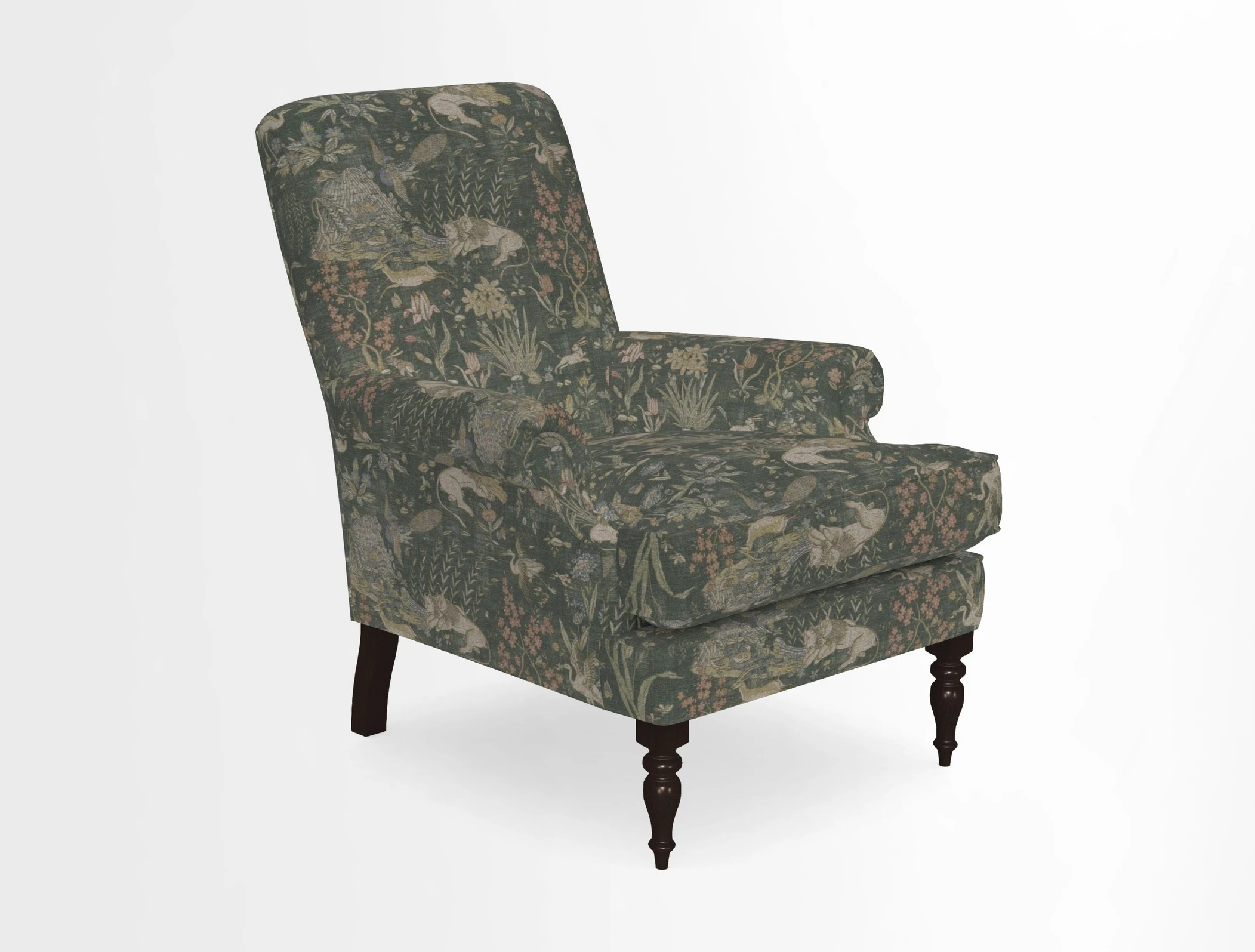 Thistle Chair in Indigo & Wills Morocco Epic Blue