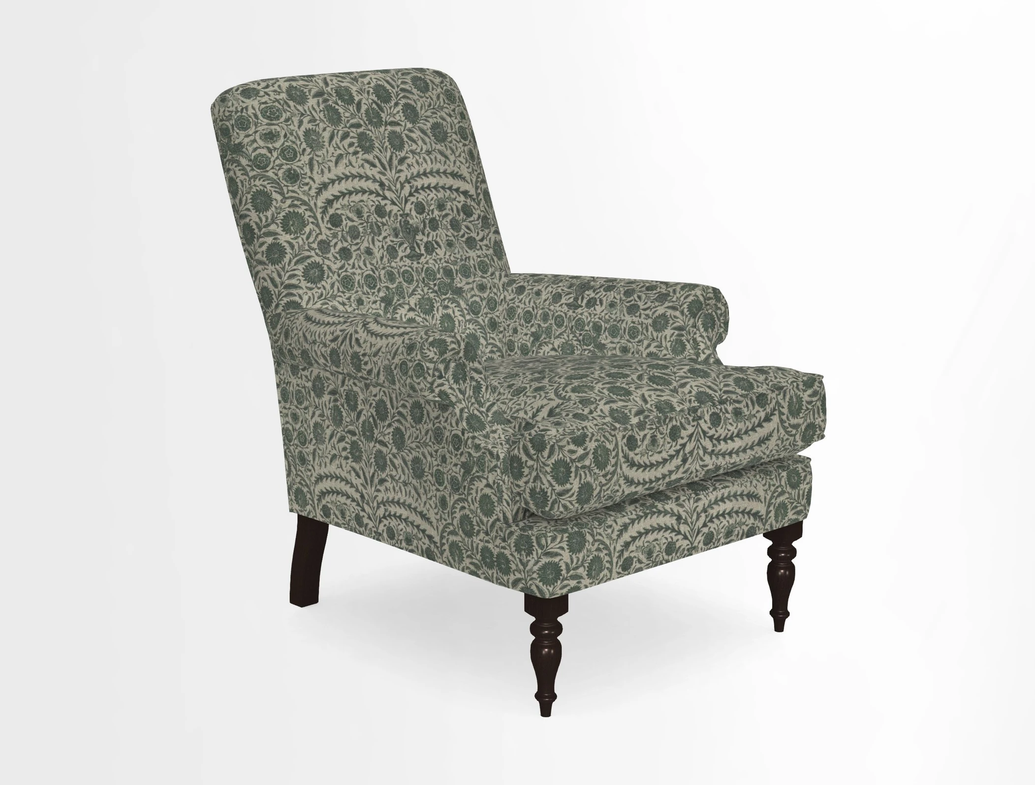 Thistle Chair in Indigo & Wills Morocco Epic Blue