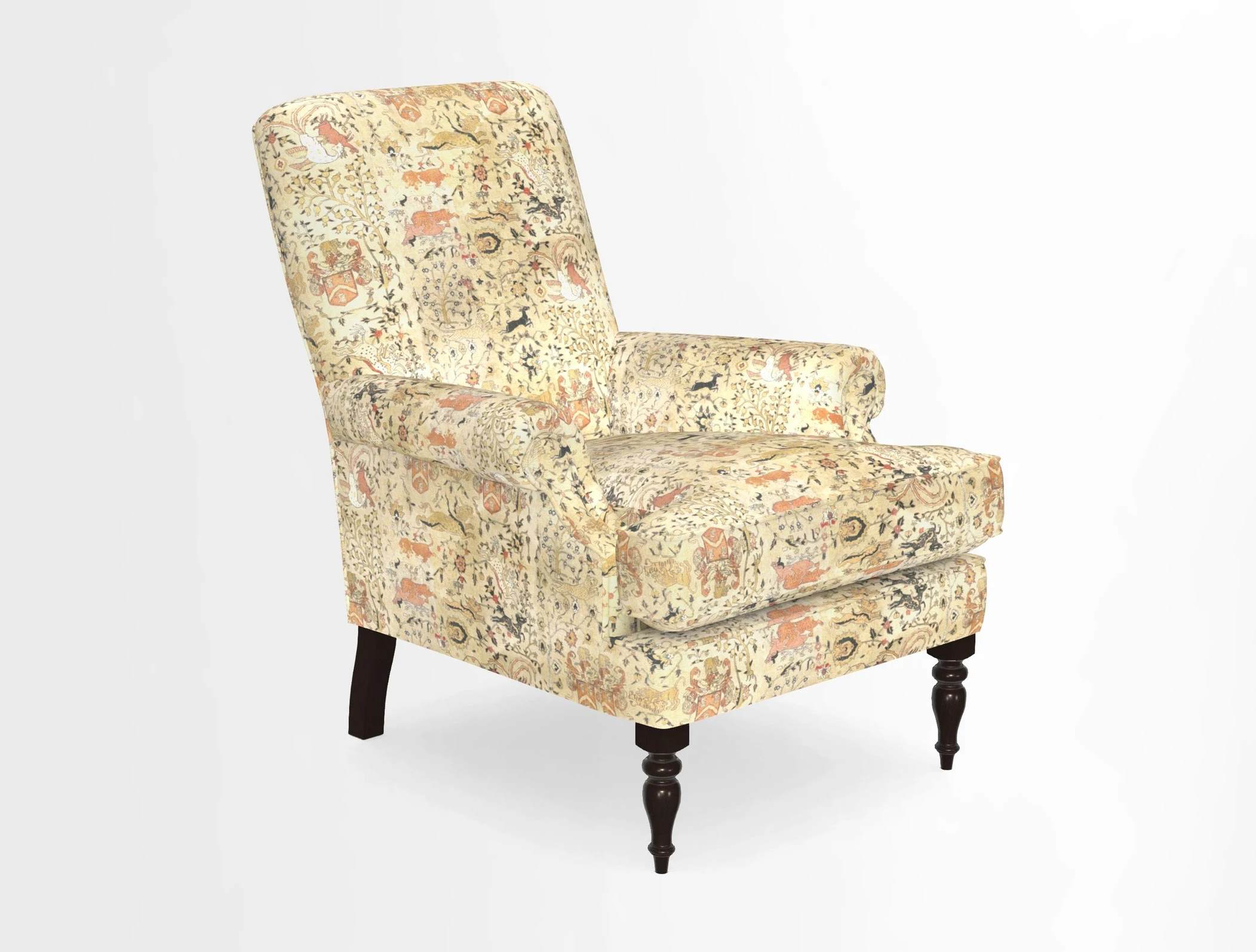 Thistle Chair in Indigo & Wills Morocco Epic Blue