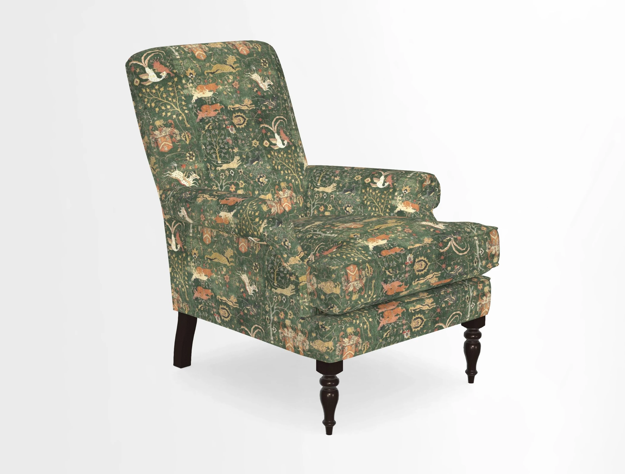 Thistle Chair in Indigo & Wills Morocco Epic Blue