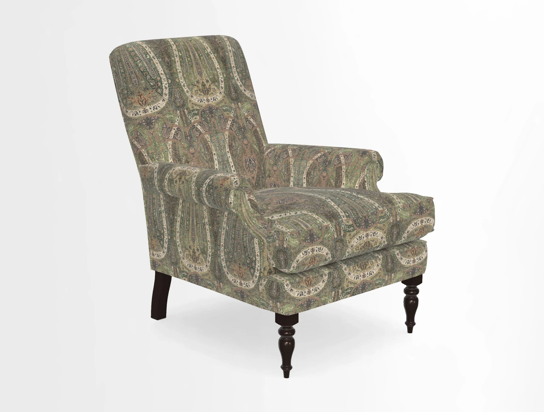 Thistle Chair in Indigo & Wills Morocco Epic Blue