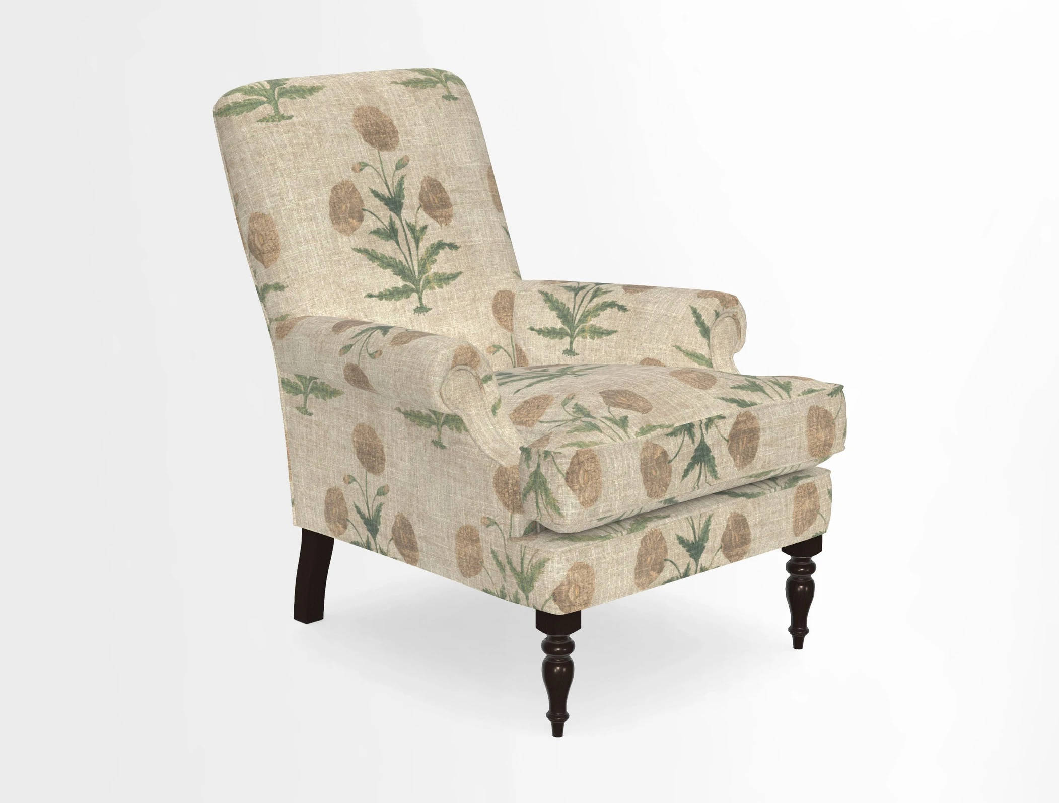 Thistle Chair in Indigo & Wills Morocco Epic Blue
