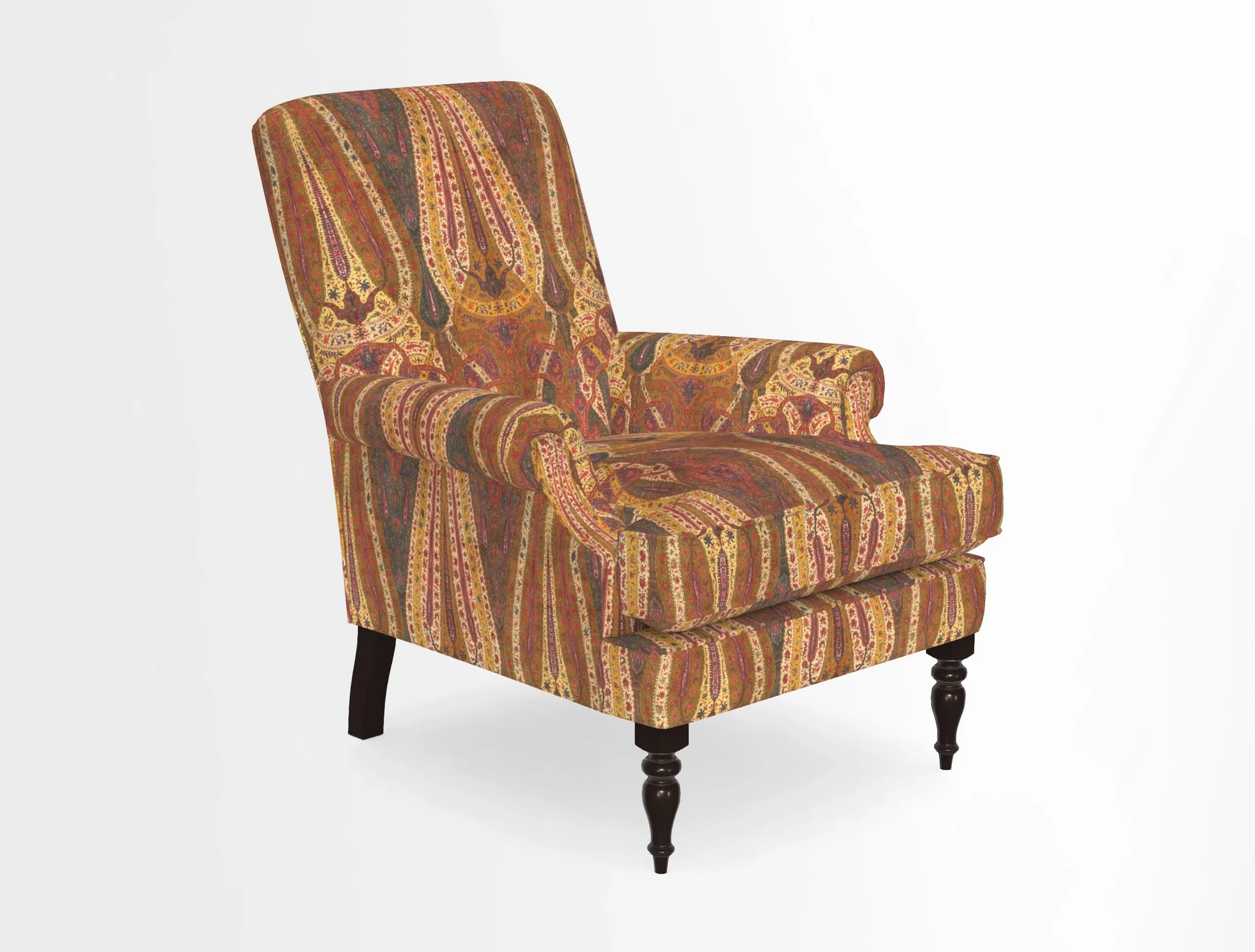 Thistle Chair in Indigo & Wills Morocco Epic Blue