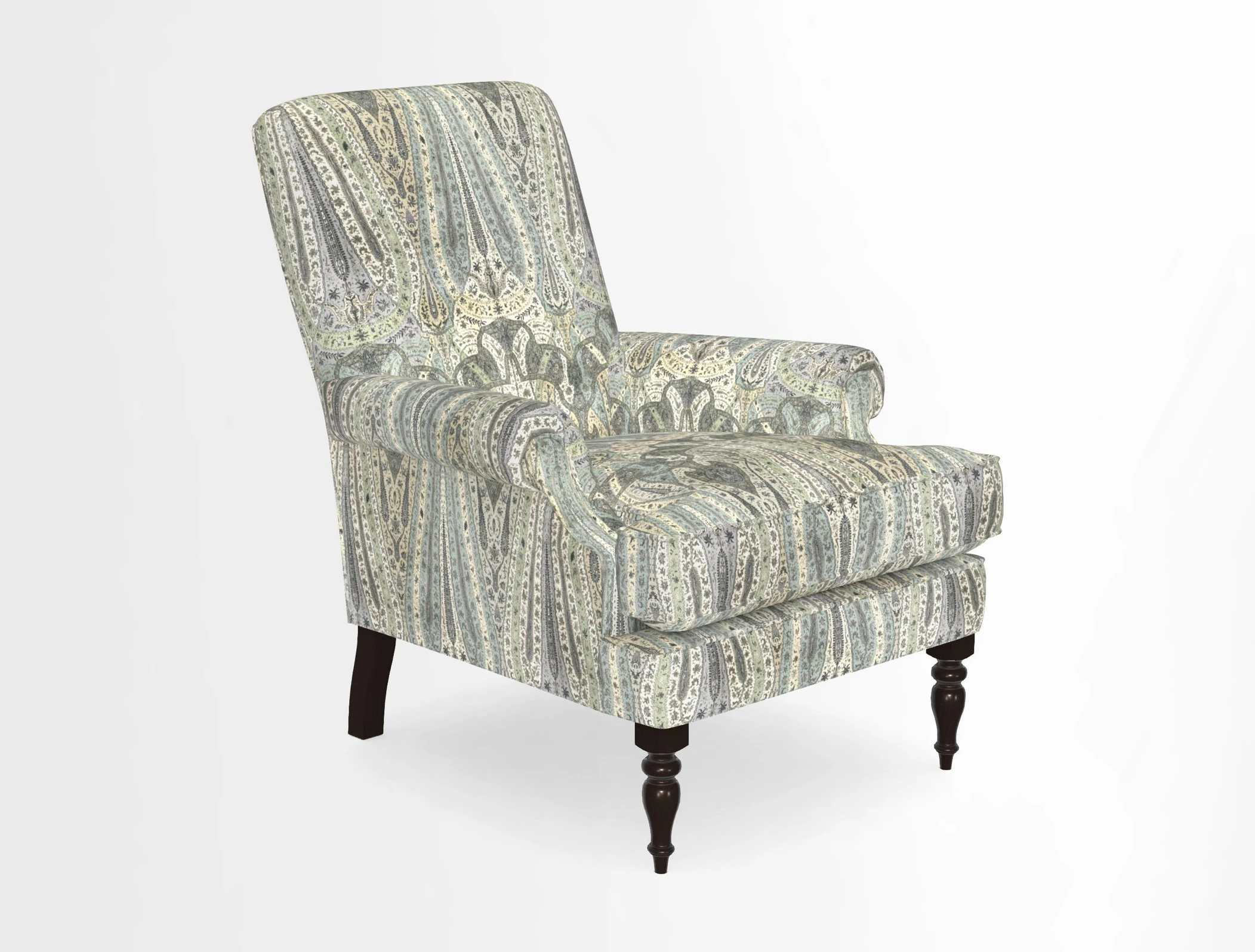 Thistle Chair in Indigo & Wills Morocco Epic Blue