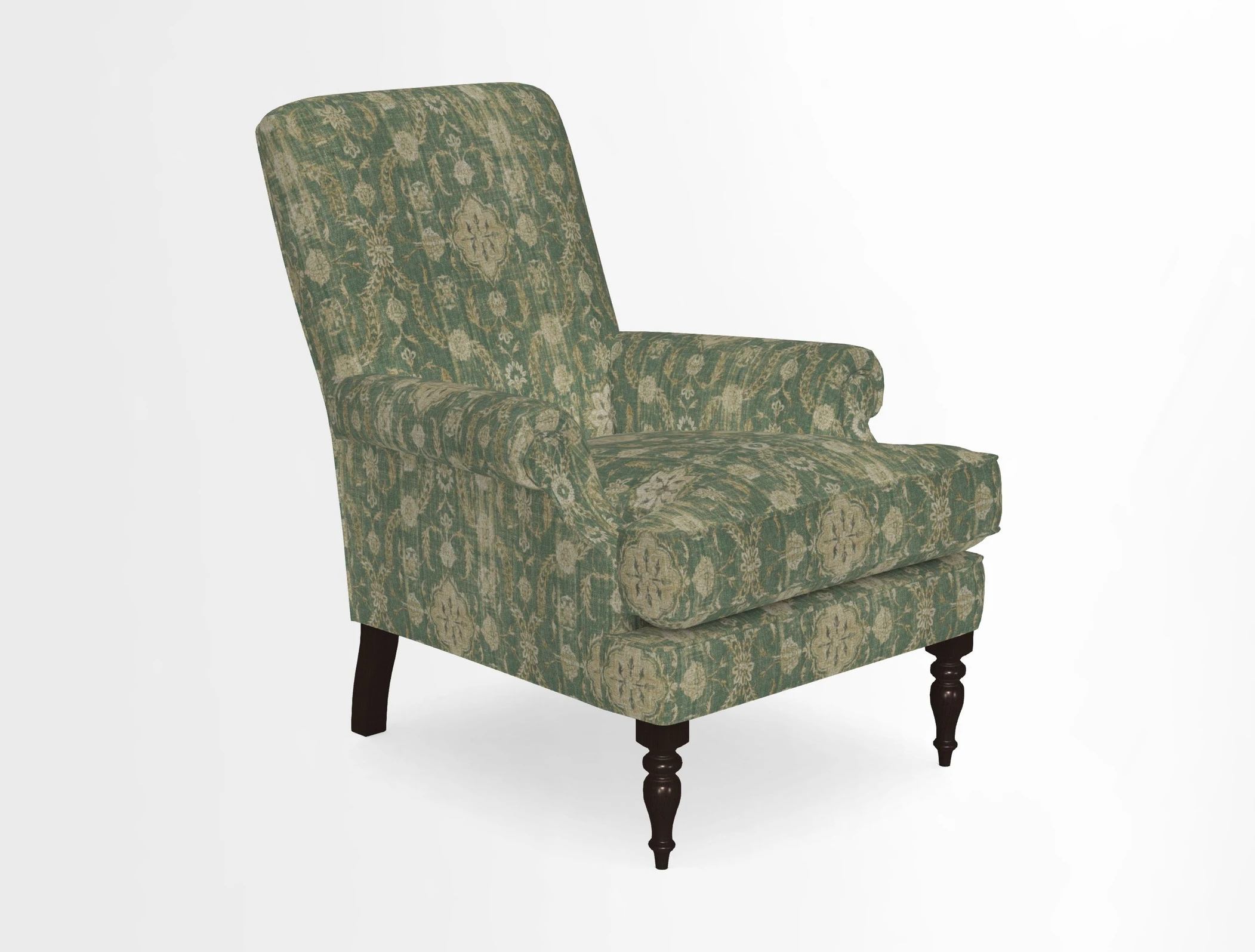 Thistle Chair in Indigo & Wills Morocco Epic Blue