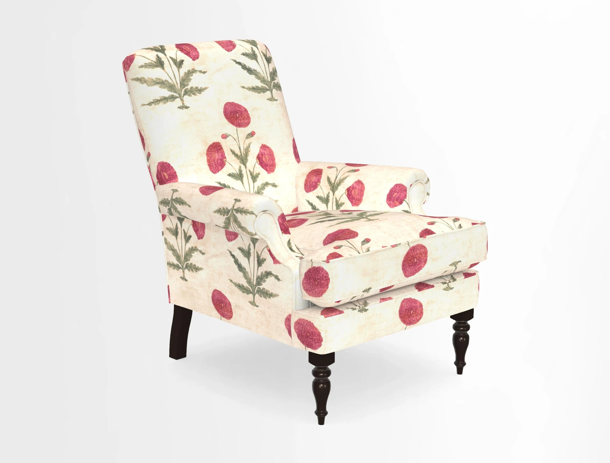 Thistle Chair in Indigo & Wills Morocco Epic Blue