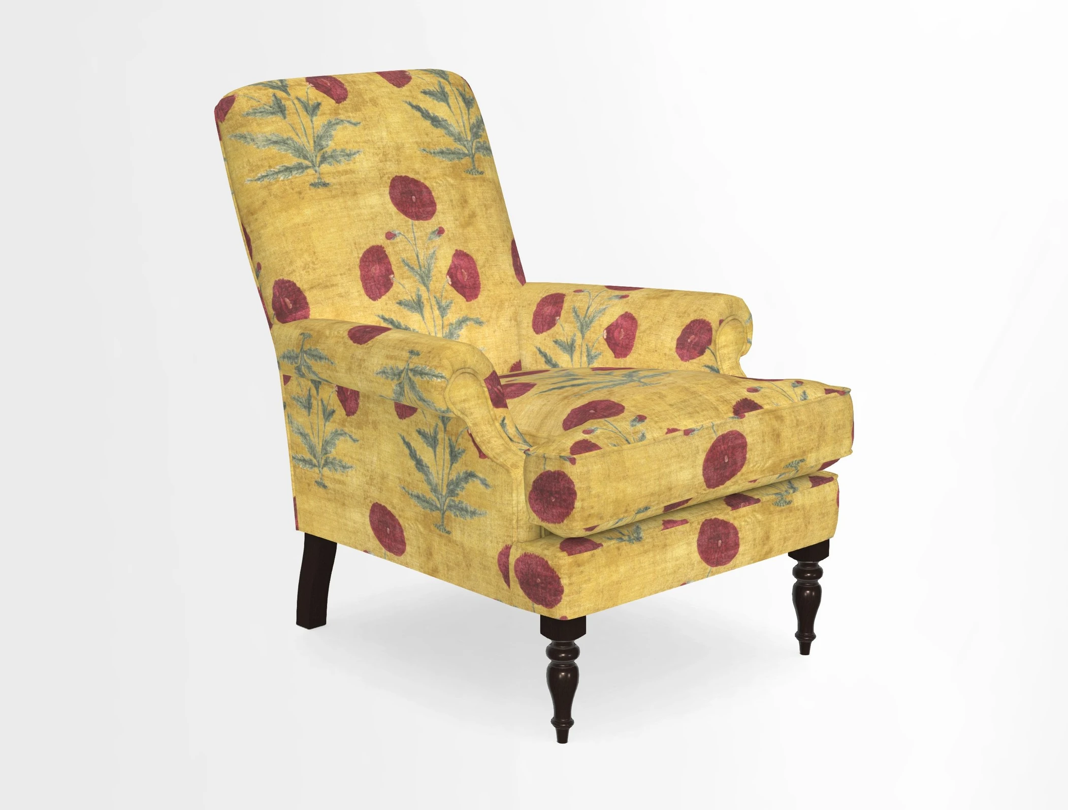 Thistle Chair in Indigo & Wills Morocco Epic Blue