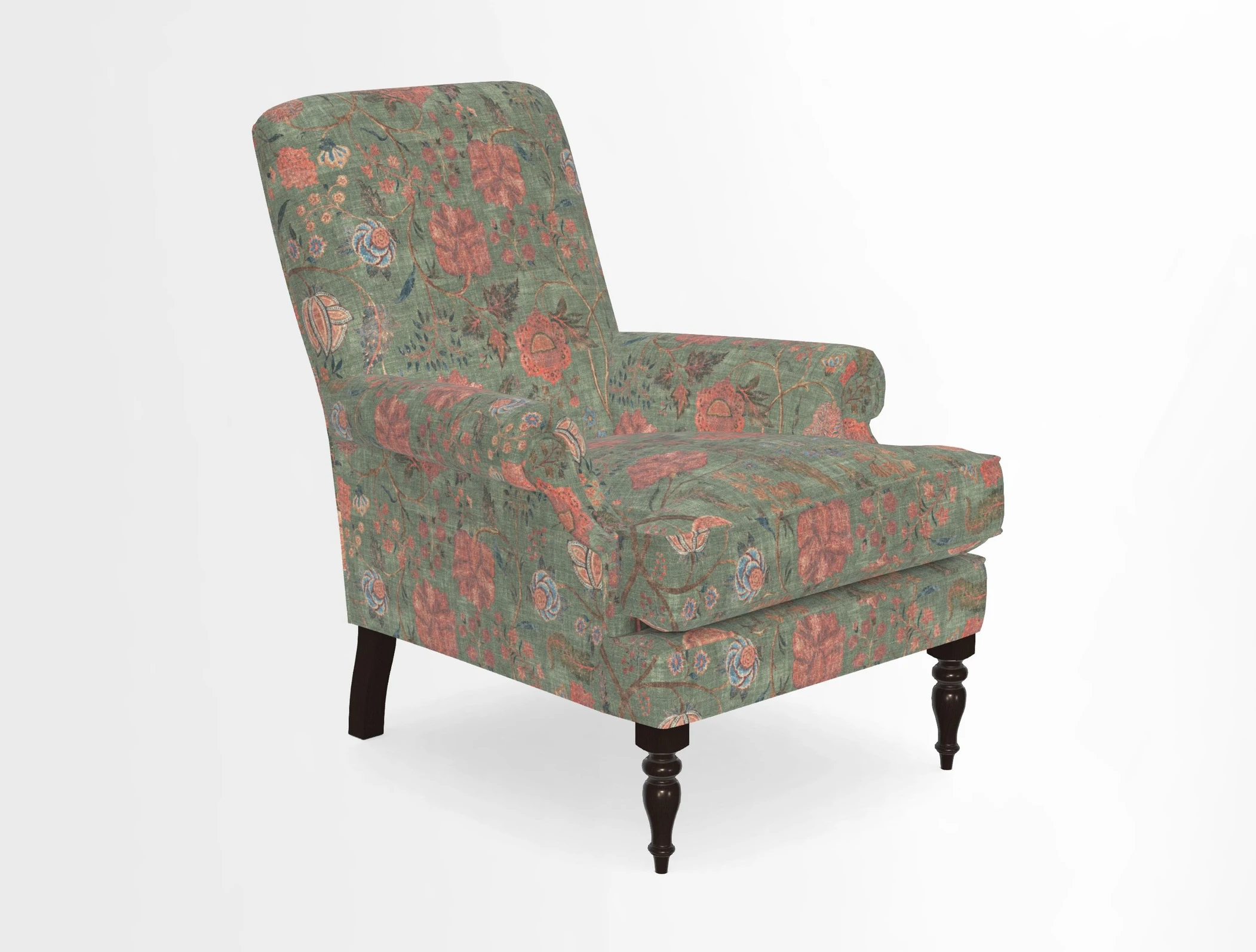 Thistle Chair in Indigo & Wills Morocco Epic Blue