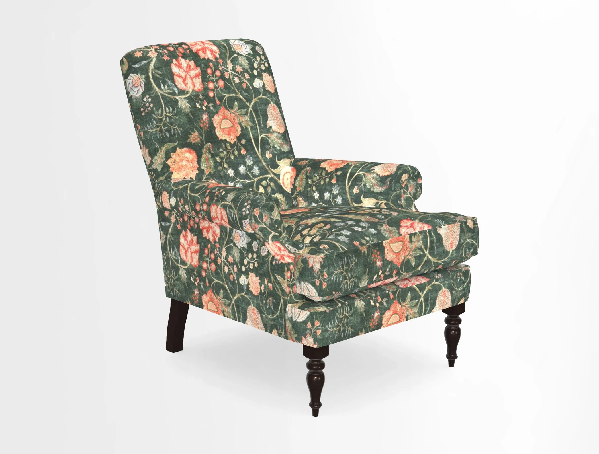 Thistle Chair in Indigo & Wills Morocco Epic Blue