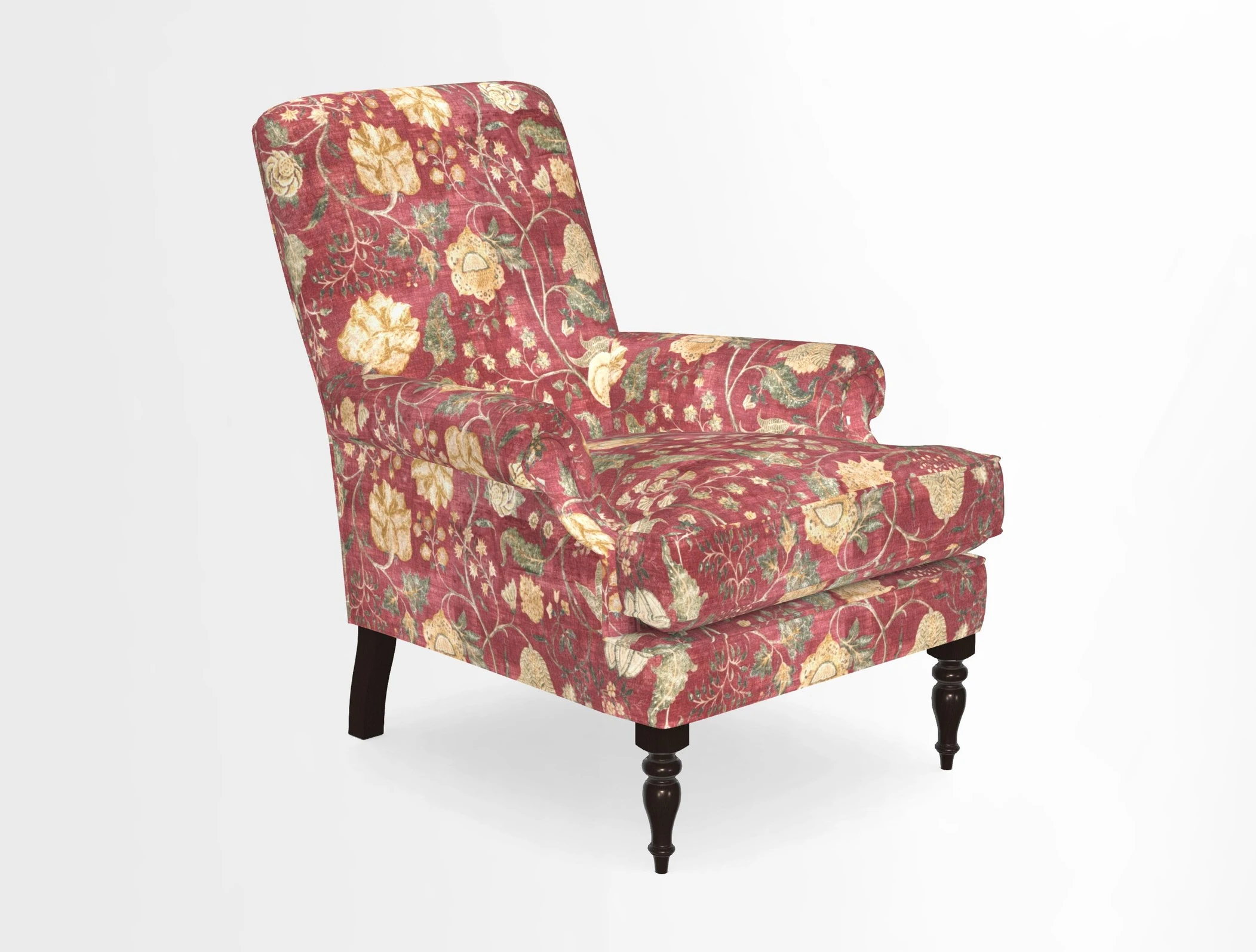 Thistle Chair in Indigo & Wills Morocco Epic Blue