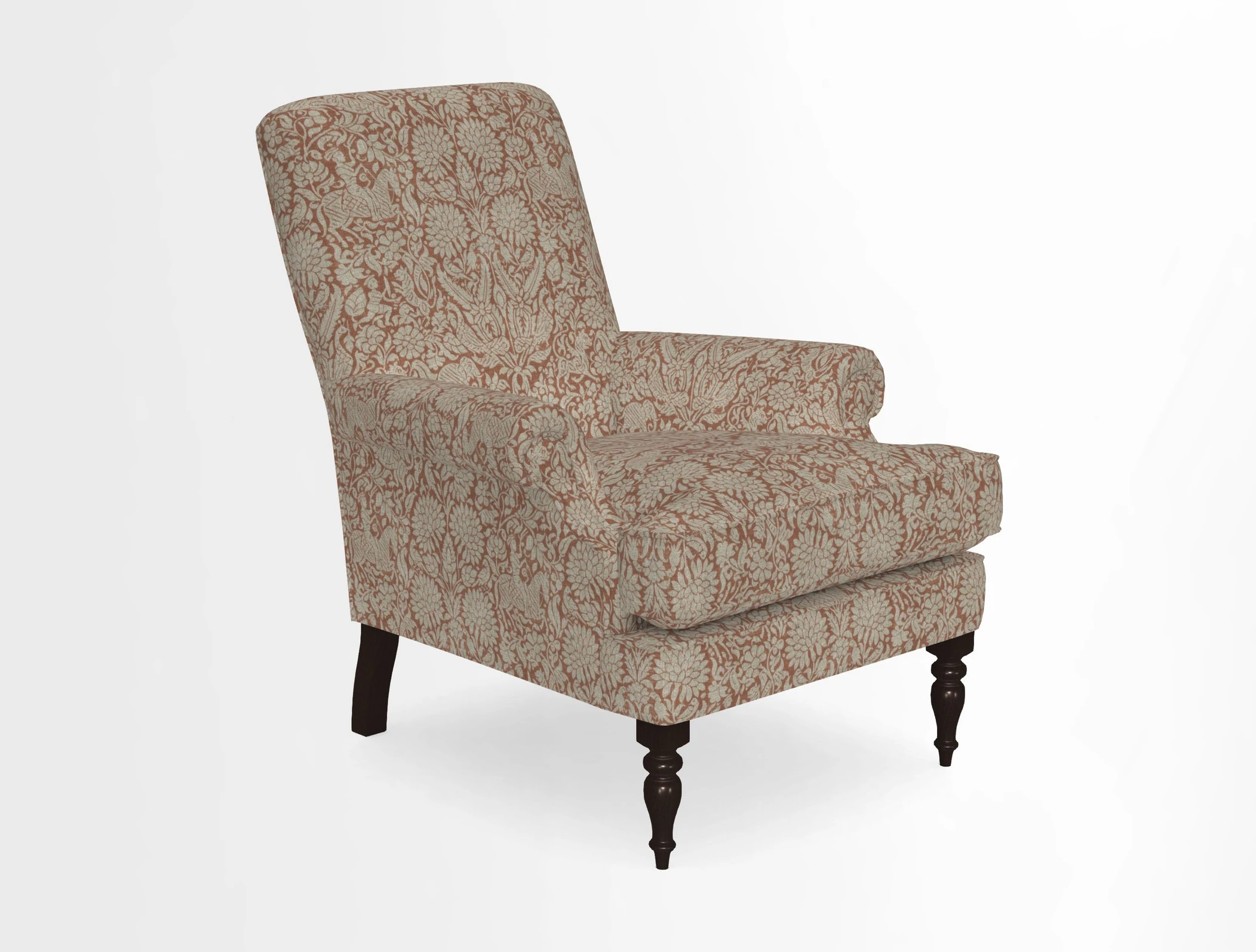 Thistle Chair in Indigo & Wills Morocco Epic Blue