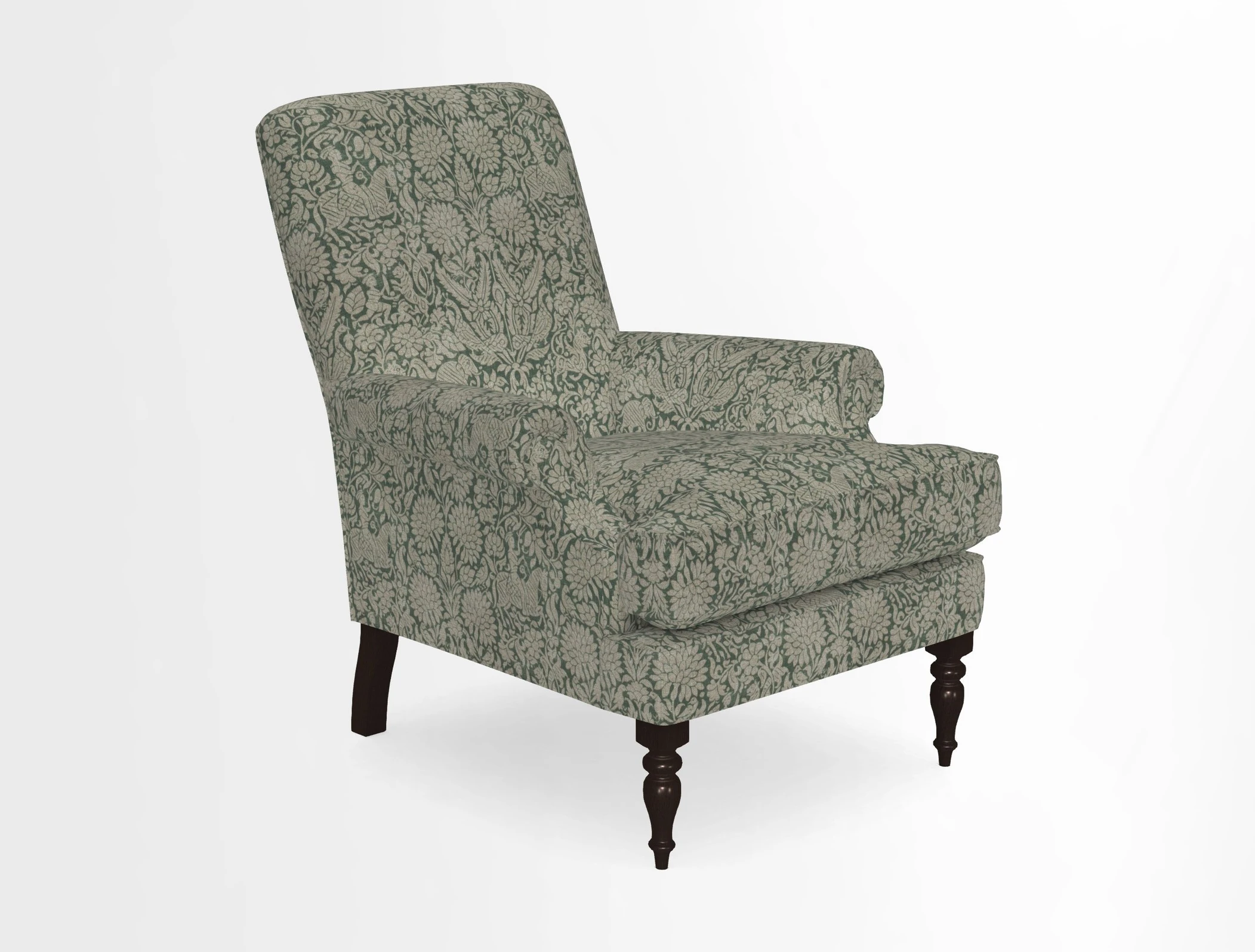 Thistle Chair in Indigo & Wills Morocco Epic Blue