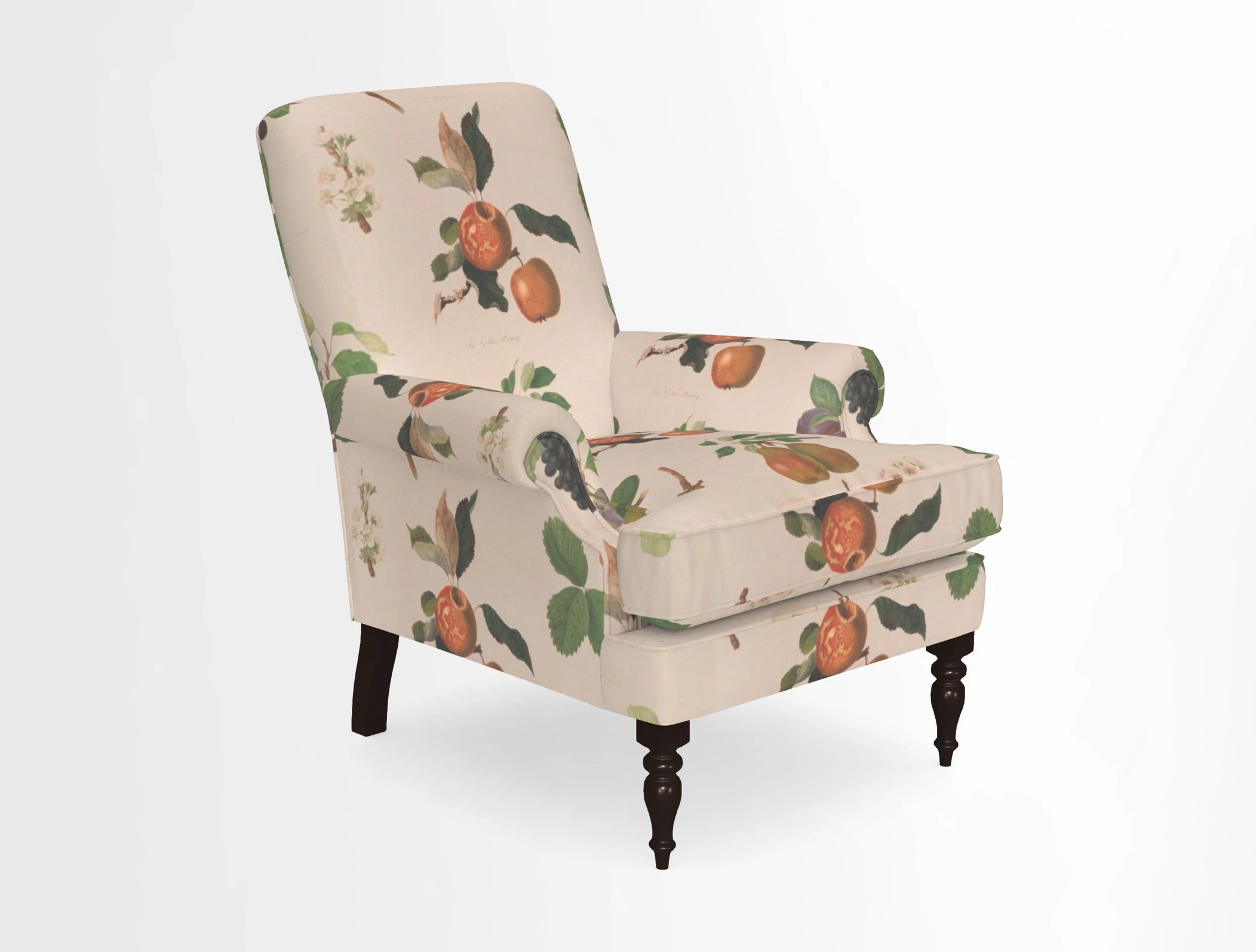 Thistle Chair in Indigo & Wills Morocco Epic Blue