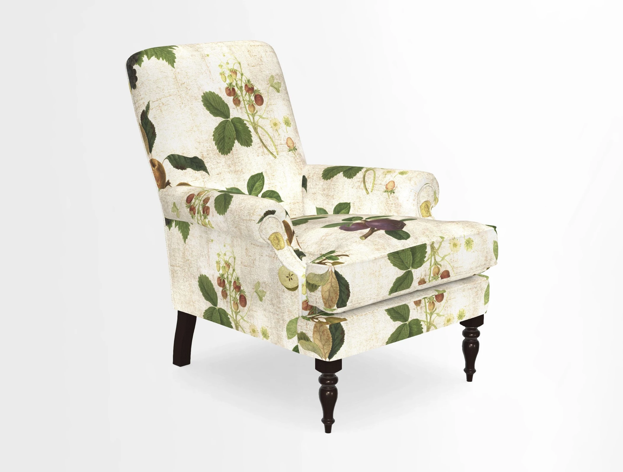 Thistle Chair in Indigo & Wills Morocco Epic Blue