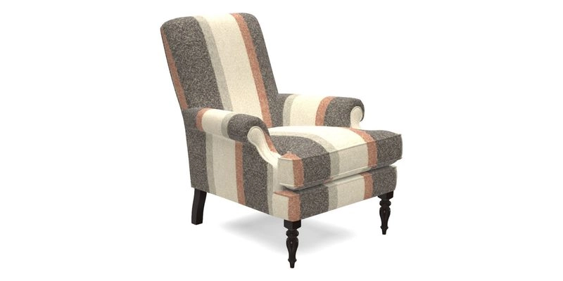 Thistle Chair in Indigo & Wills Morocco Epic Blue