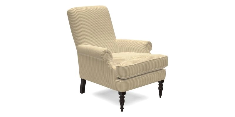 Thistle Chair in Indigo & Wills Morocco Epic Blue