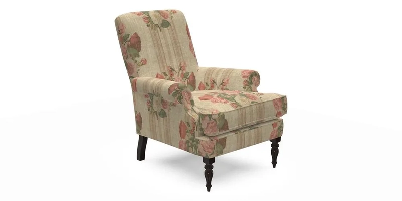 Thistle Chair in Indigo & Wills Morocco Epic Blue