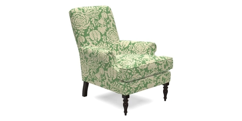 Thistle Chair in Indigo & Wills Morocco Epic Blue