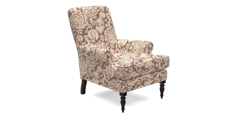 Thistle Chair in Indigo & Wills Morocco Epic Blue