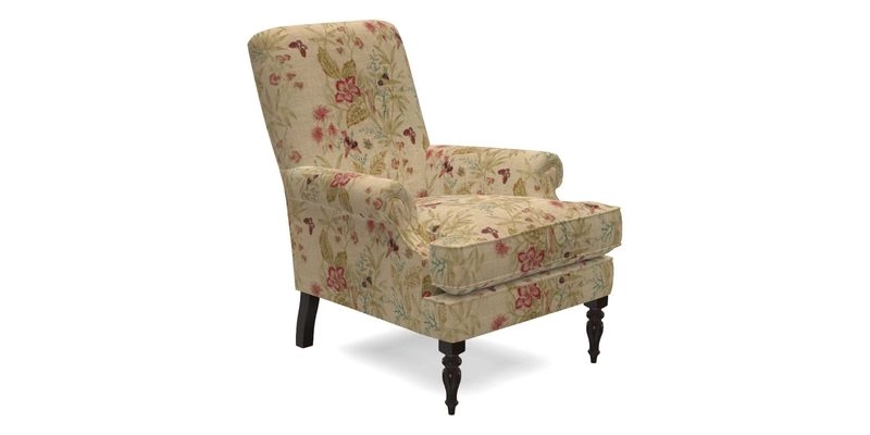 Thistle Chair in Indigo & Wills Morocco Epic Blue