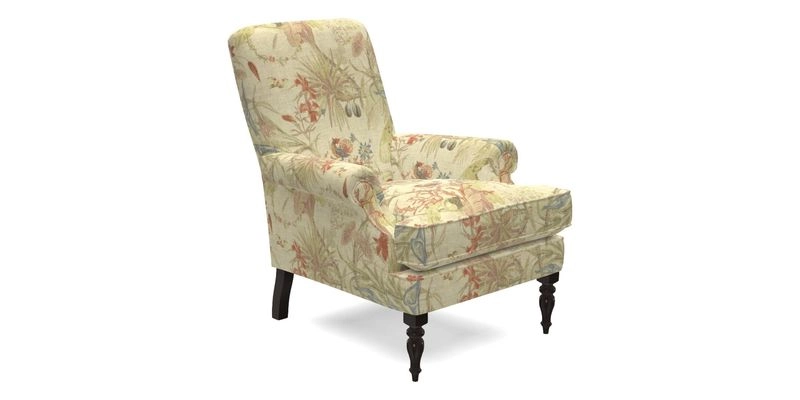 Thistle Chair in Indigo & Wills Morocco Epic Blue