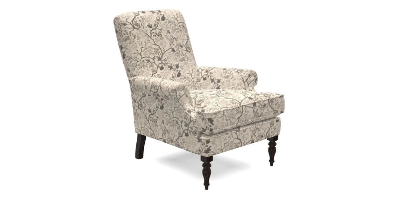 Thistle Chair in Indigo & Wills Morocco Epic Blue