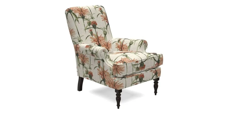 Thistle Chair in Indigo & Wills Morocco Epic Blue