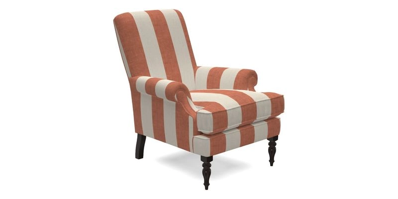 Thistle Chair in Indigo & Wills Morocco Epic Blue