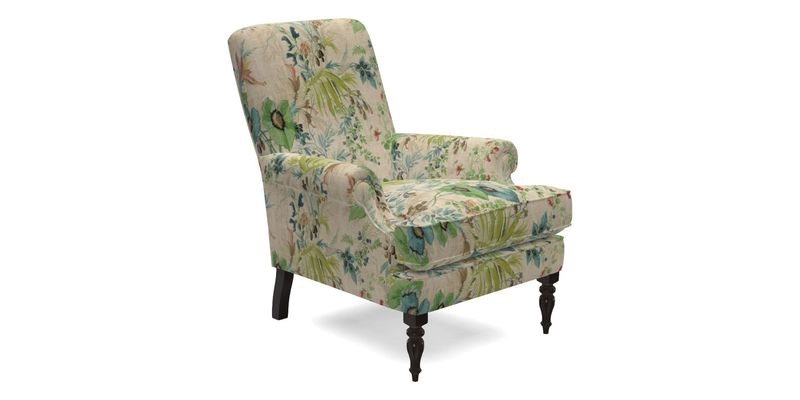 Thistle Chair in Indigo & Wills Morocco Epic Blue