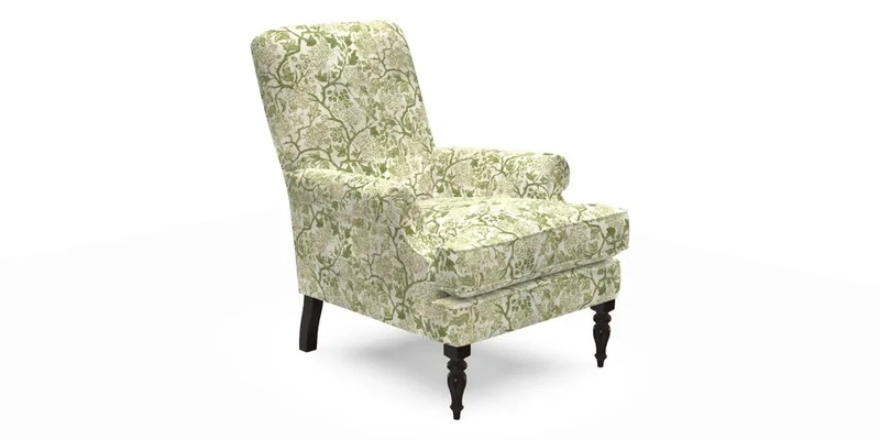 Thistle Chair in Indigo & Wills Morocco Epic Blue